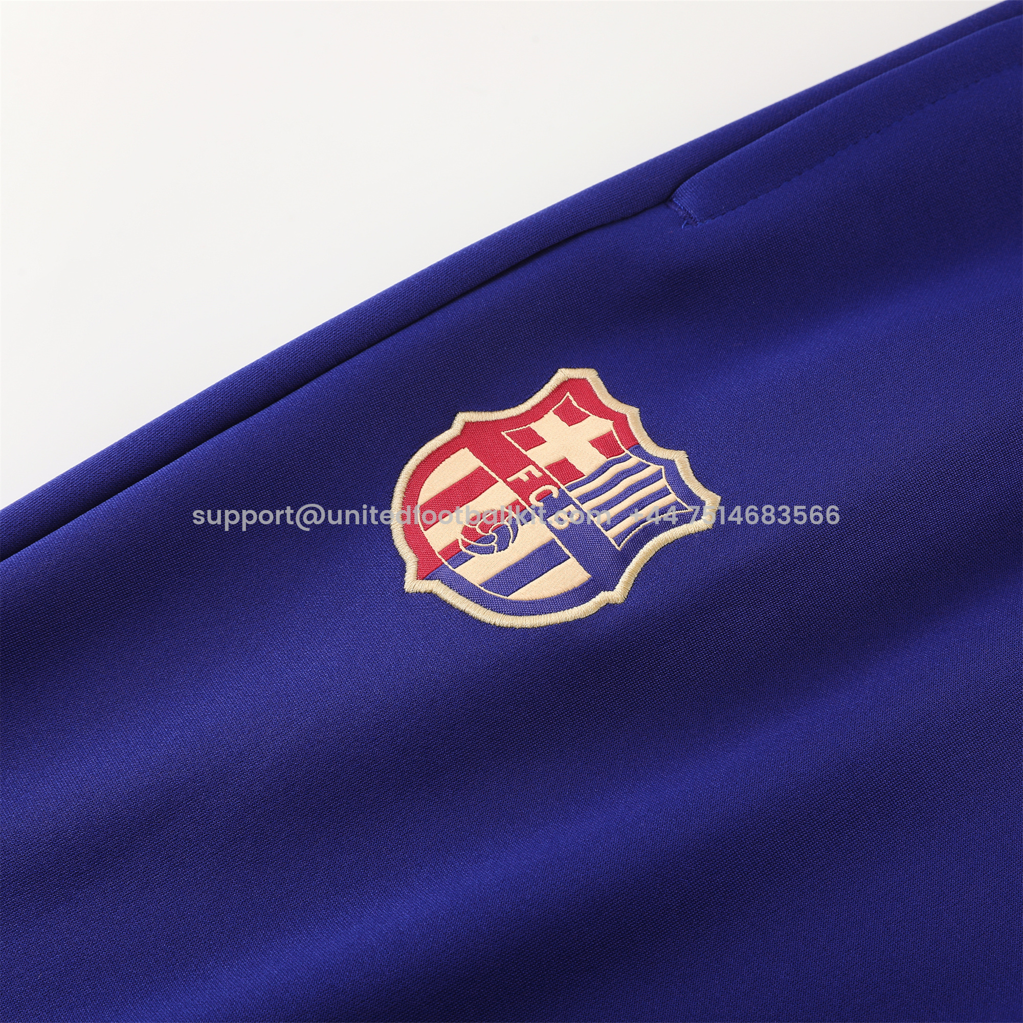 Unitedfootballkit.com | Barcelona 24-25 Jacket Training Tracksuit - Blue & Red -Customize Name, Number and Patch | Worldwide Shipping