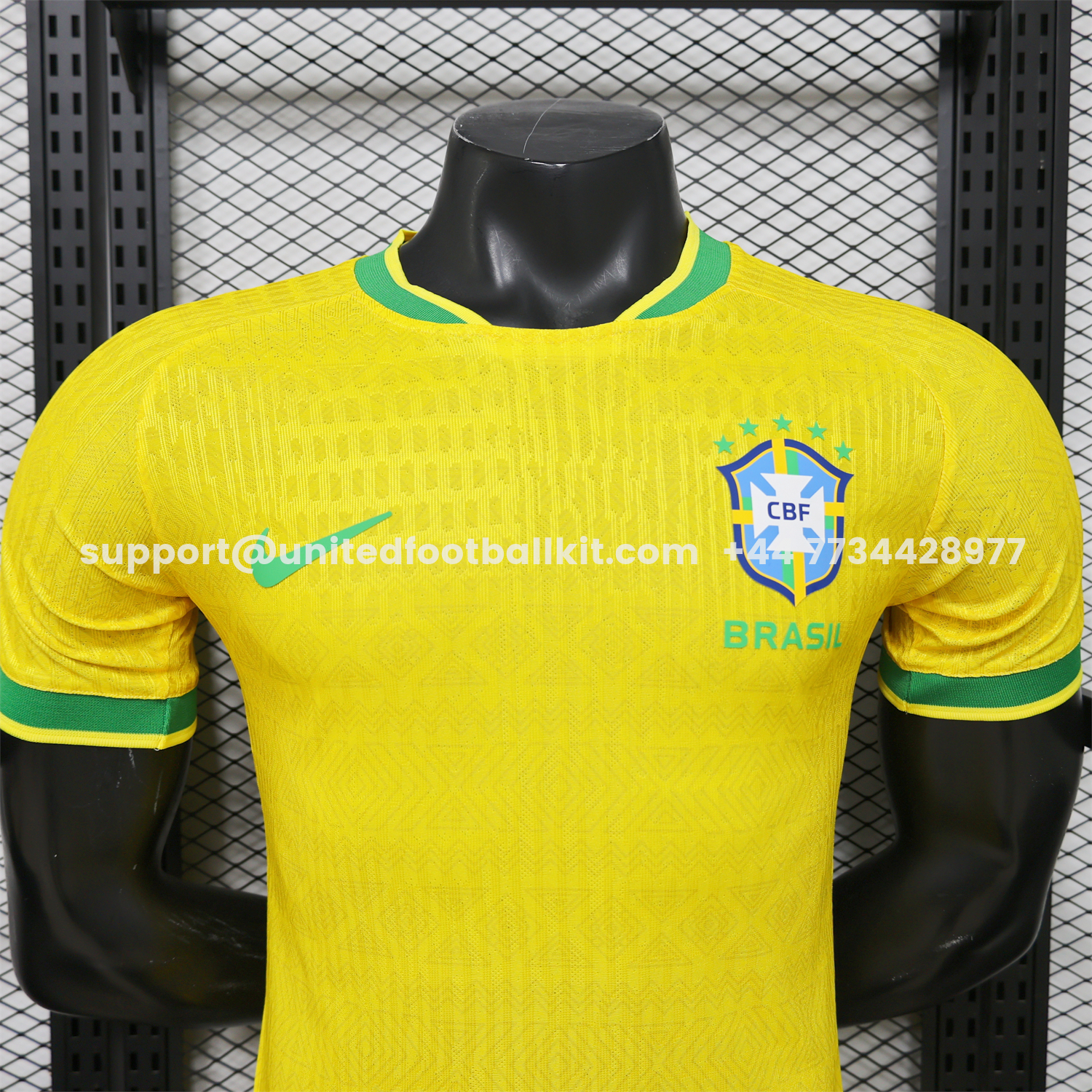 Unitedfootballkit.com | Brazil 2026 Green Edge Yellow Special Jersey - Player Version -Customize Name, Number and Patch | Worldwide Shipping