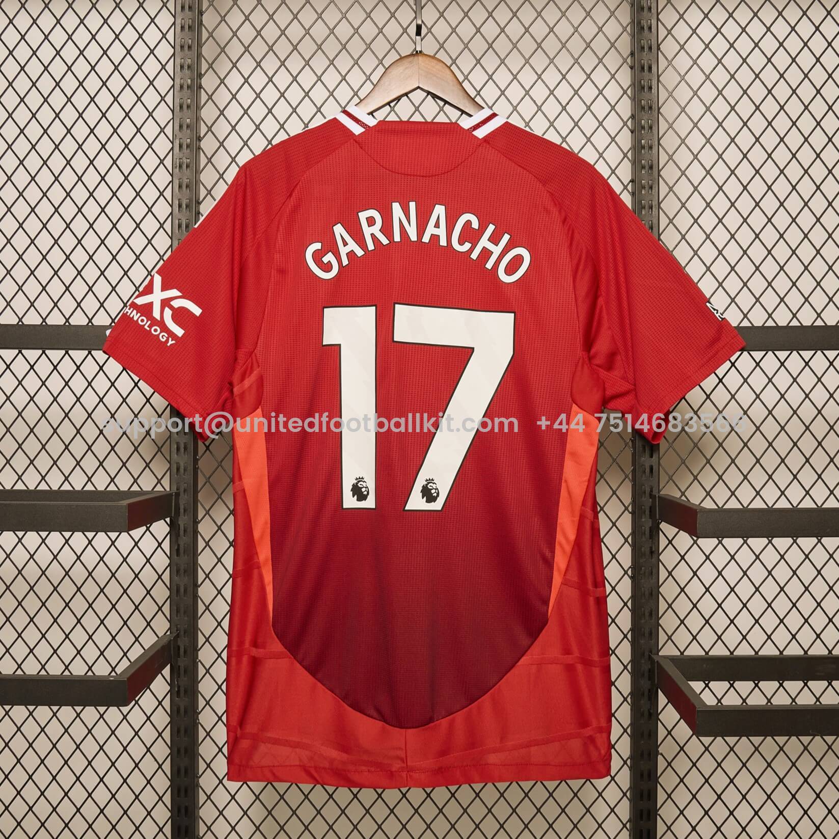 Unitedfootballkit.com | Manchester United 24-25 Home Stadium Jersey - Fans Version -Customize Name, Number and Patch | Worldwide Shipping