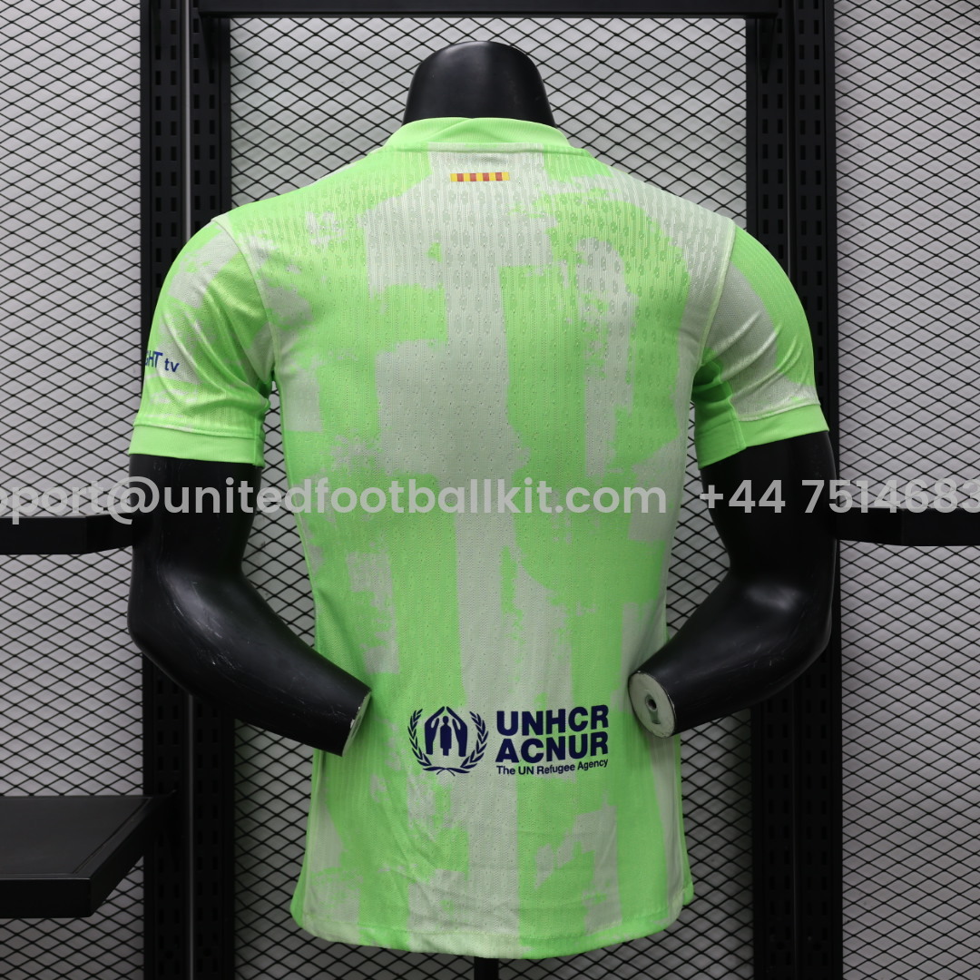 Unitedfootballkit.com | Barcelona 24-25 Third Jersey - Player Version -Customize Name, Number and Patch | Worldwide Shipping