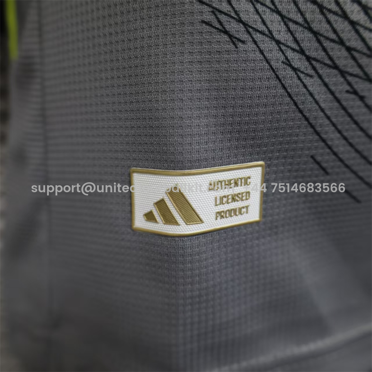 Unitedfootballkit.com | Manchester United 25-26 Black Grey Goalkeeper Jersey - Player Version -Customize Name, Number and Patch | Worldwide Shipping