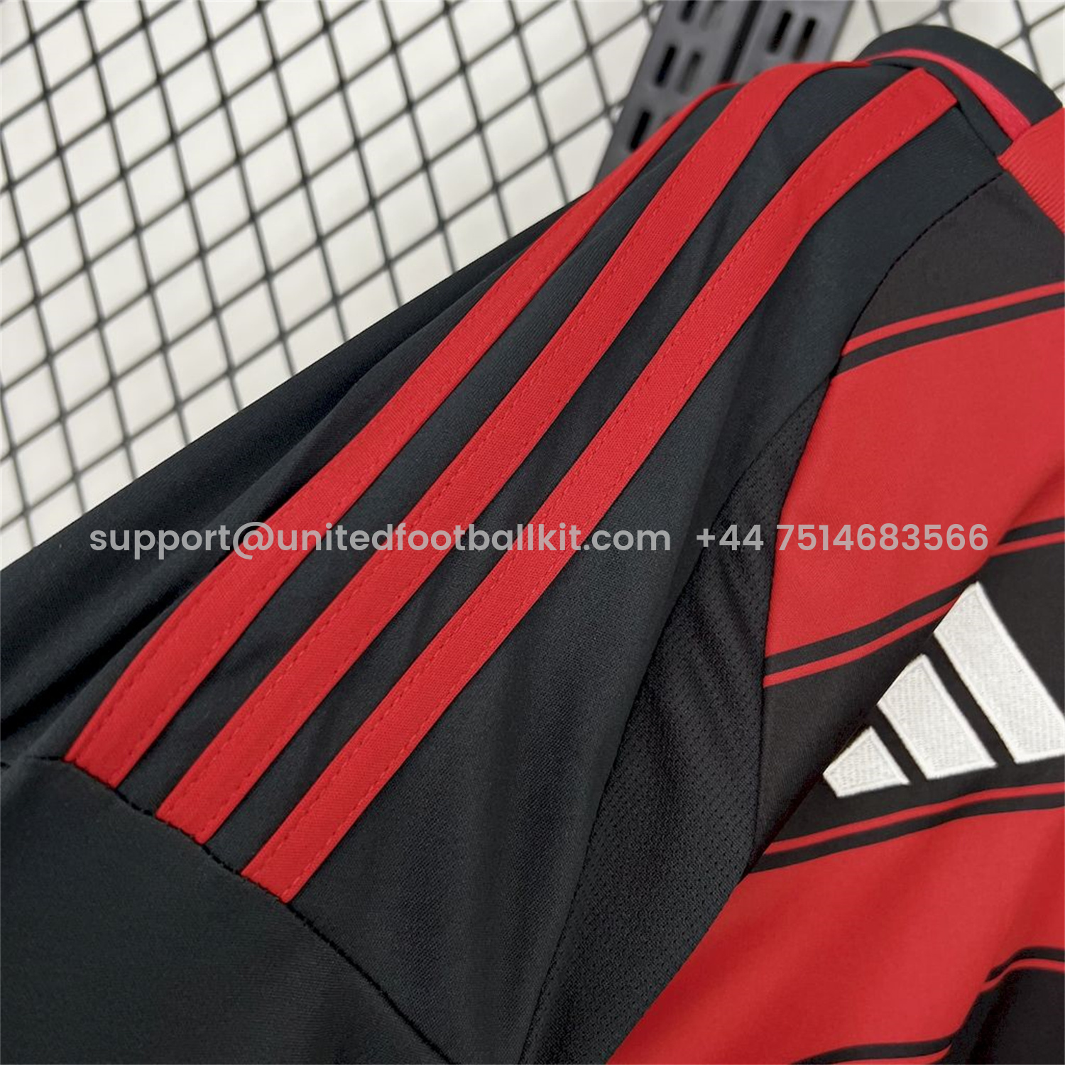 Unitedfootballkit.com | Flamengo 25-26 Home Unsponsored Long Sleeves Jersey - Fans Version -Customize Name, Number and Patch | Worldwide Shipping
