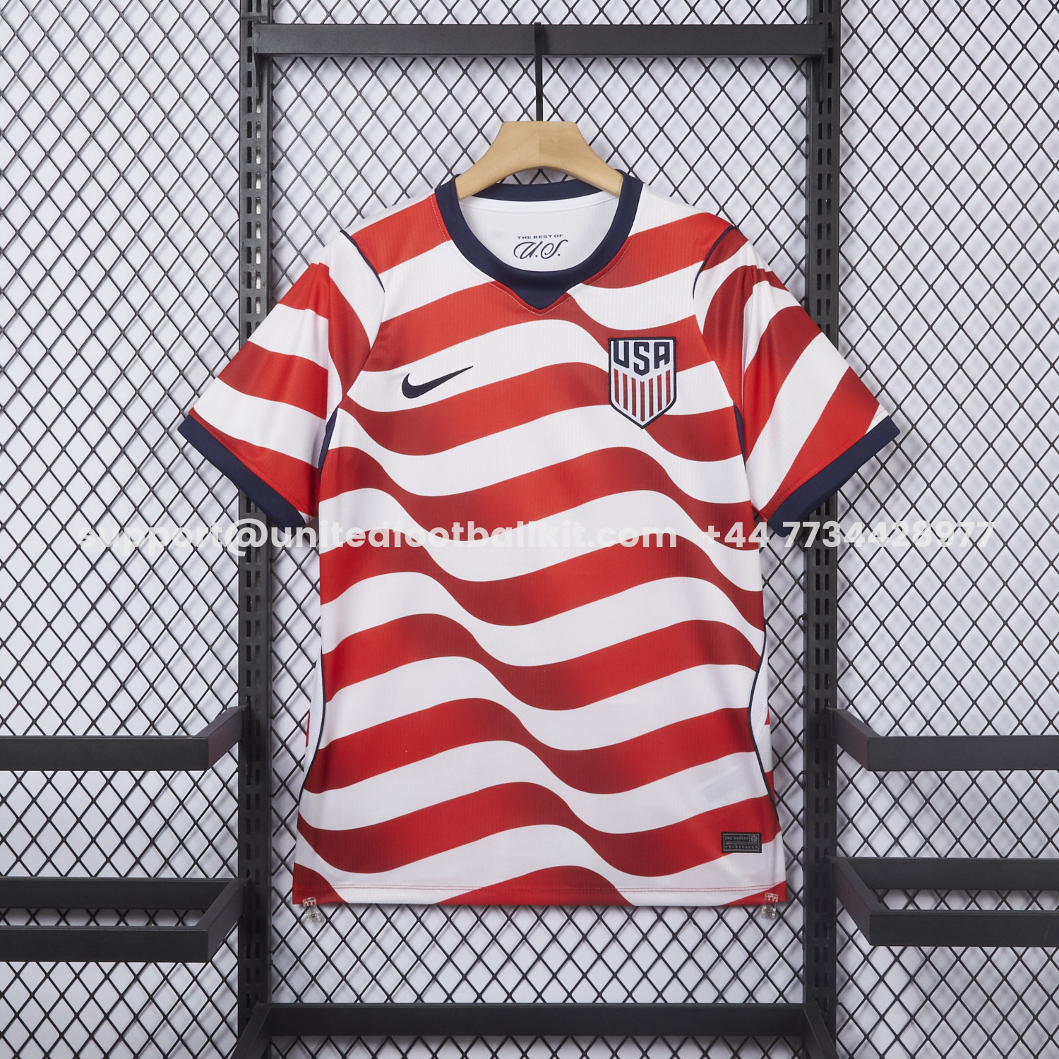 Unitedfootballkit.com | United States USA 2026 Home Jersey - Fans Version -Customize Name, Number and Patch | Worldwide Shipping