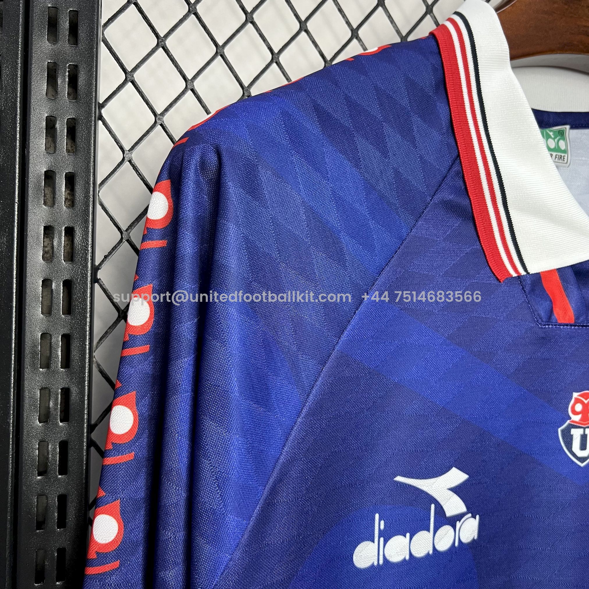 Unitedfootballkit.com | Retro Universidad De Chile 1996 Home Long Sleeve Jersey -Customize Name, Number and Patch | Worldwide Shipping