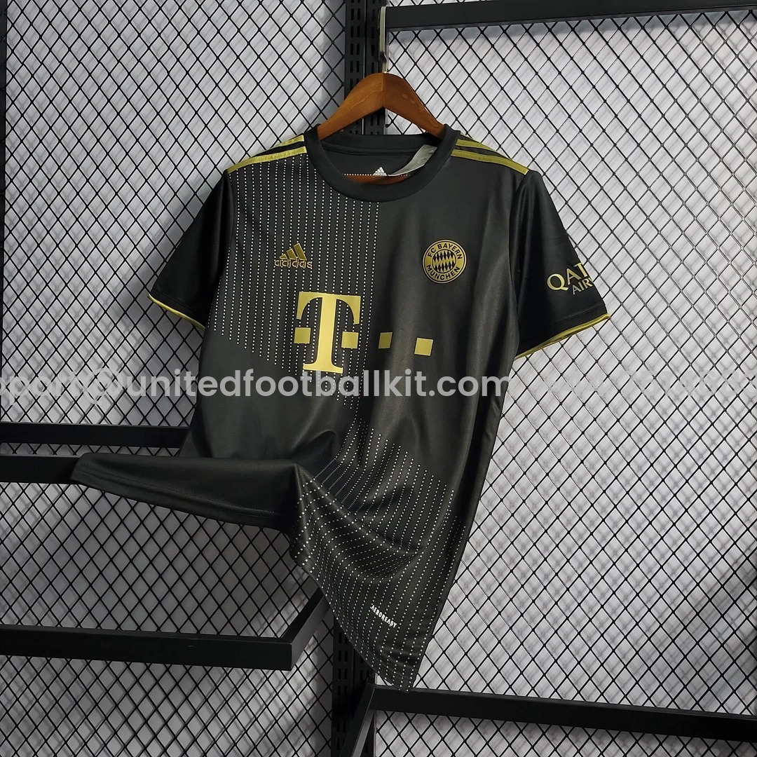 Unitedfootballkit.com | Retro Bayern Munich 21-22 Away Stadium Jersey -Customize Name, Number and Patch | Worldwide Shipping