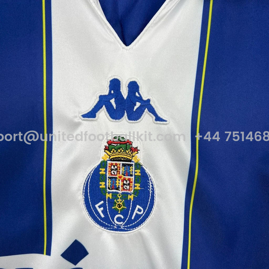 Unitedfootballkit.com | Retro Porto 1999-00 Home Jersey -Customize Name, Number and Patch | Worldwide Shipping