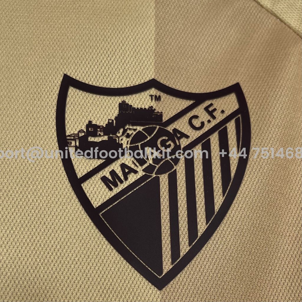 Unitedfootballkit.com | Malaga 24-25 Third Jersey - Fans Version -Customize Name, Number and Patch | Worldwide Shipping