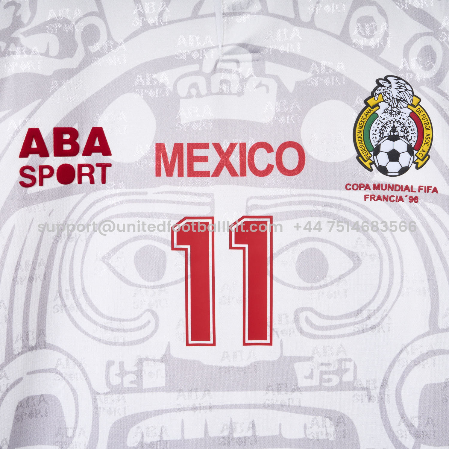 Unitedfootballkit.com | Retro Mexico 1998 Away Jersey -Customize Name, Number and Patch | Worldwide Shipping