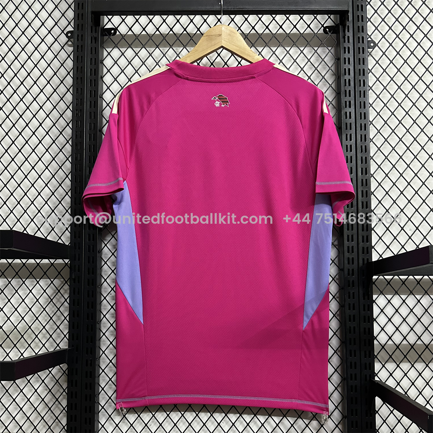 Unitedfootballkit.com | Flamengo 25-26 Pink Goalkeeper Jersey - Fans Version -Customize Name, Number and Patch | Worldwide Shipping
