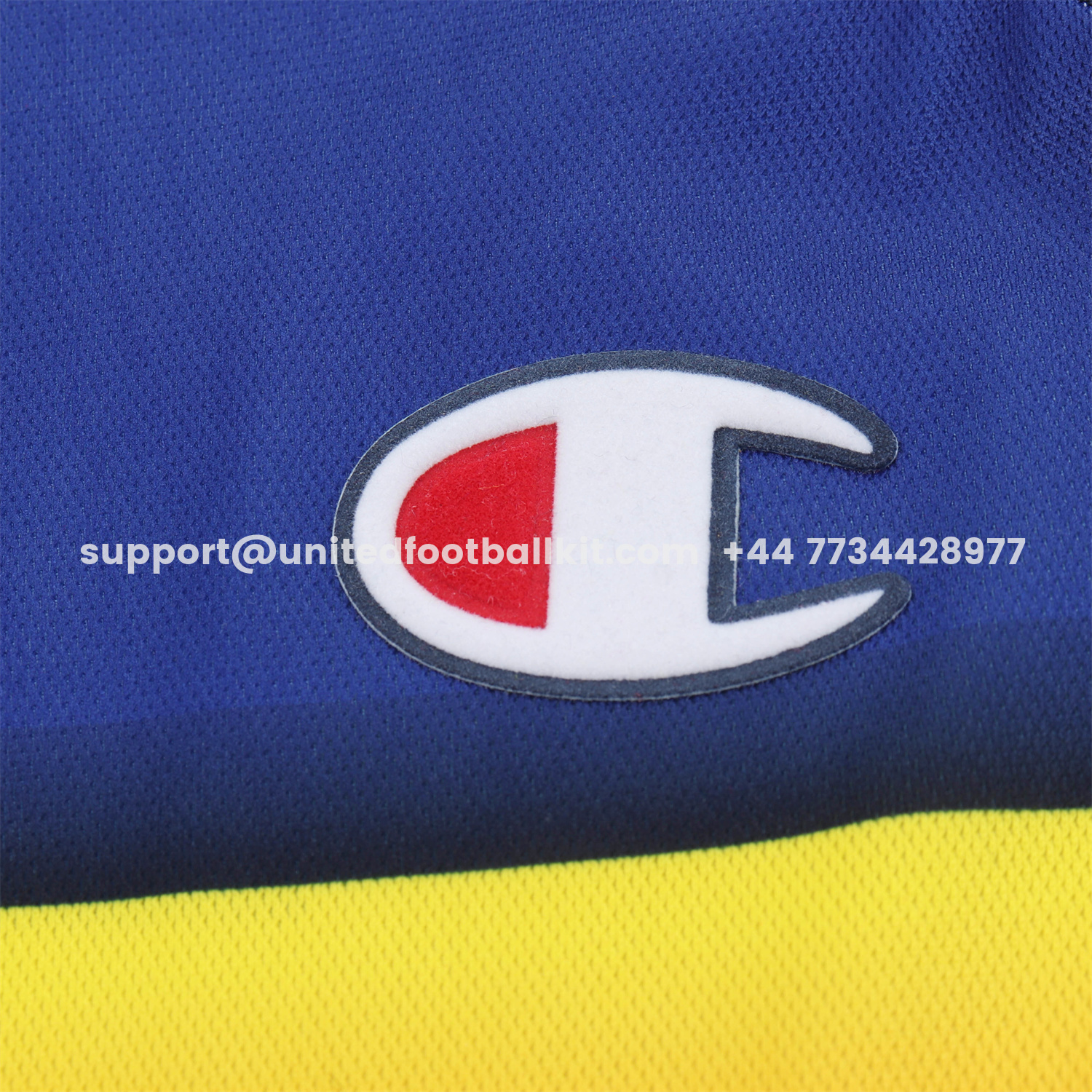 Unitedfootballkit.com | Retro Parma 2001-02 Home Kids Kit -Customize Name, Number and Patch | Worldwide Shipping