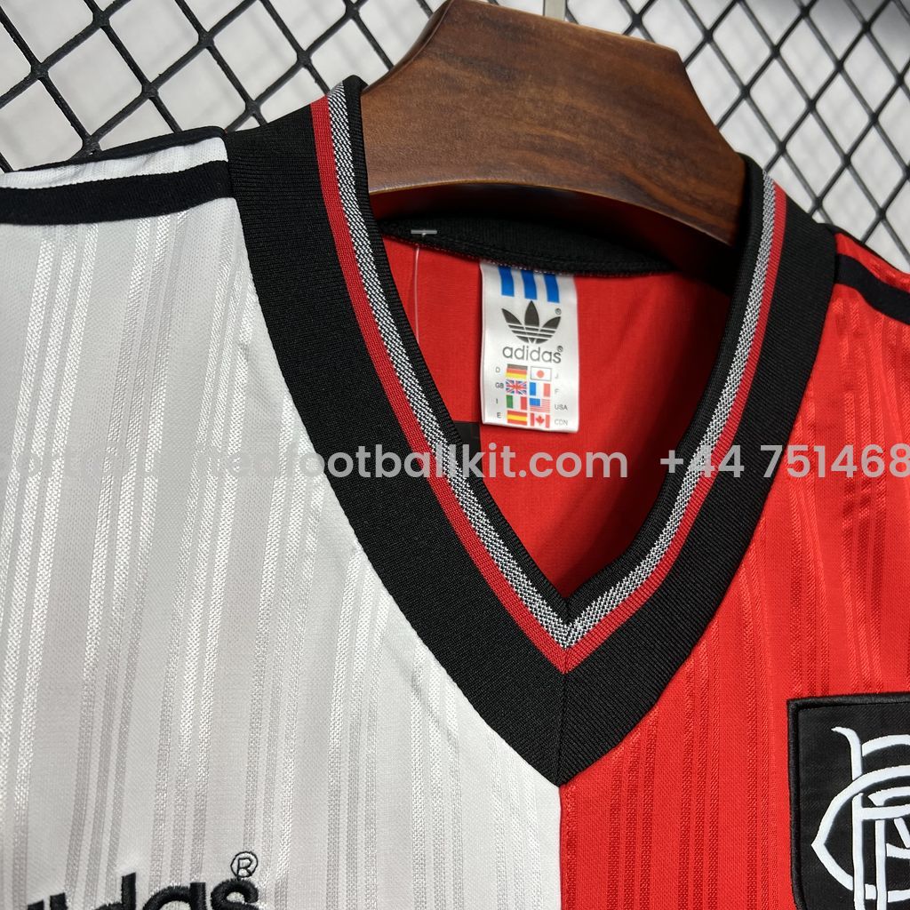 Unitedfootballkit.com | Retro Glasgow Rangers 1995-96 Away Stadium Jersey -Customize Name, Number and Patch | Worldwide Shipping