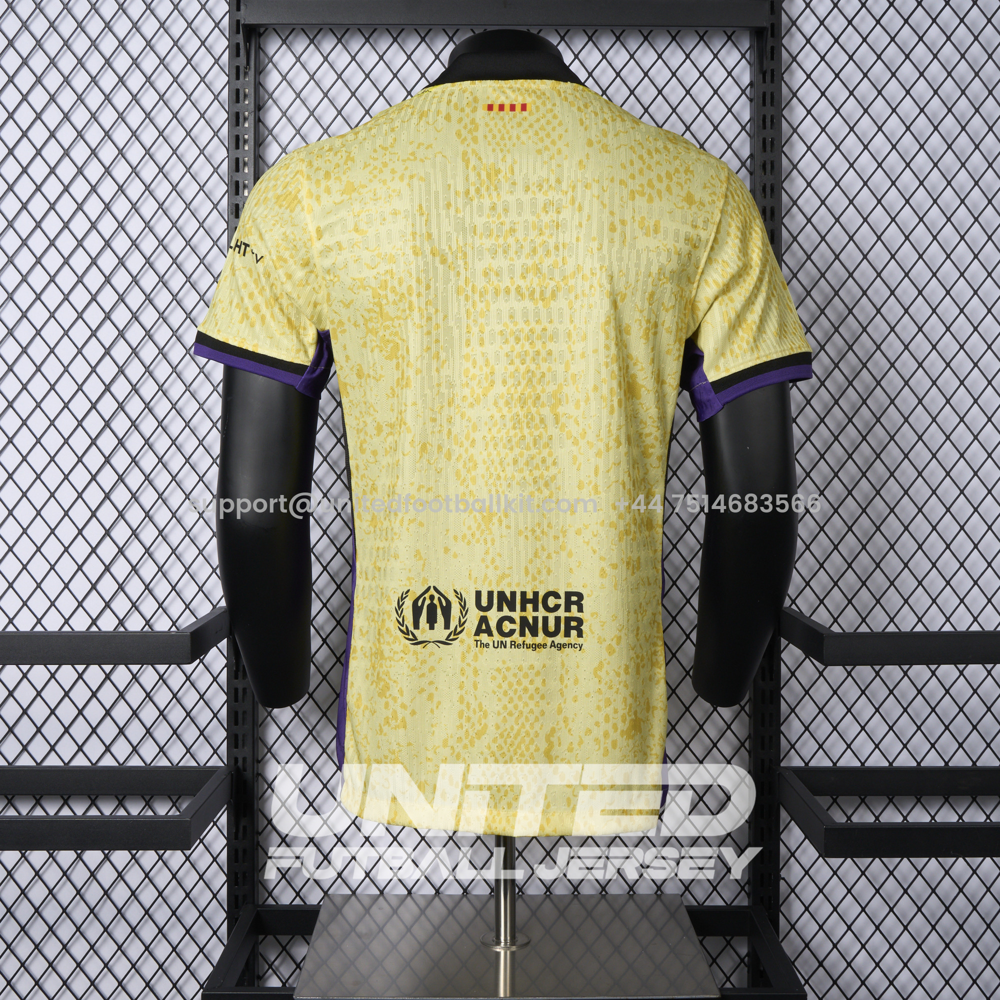 Unitedfootballkit.com | Barcelona 24-25 KOBE Co-branded Jersey - Player Version -Customize Name, Number and Patch | Worldwide Shipping