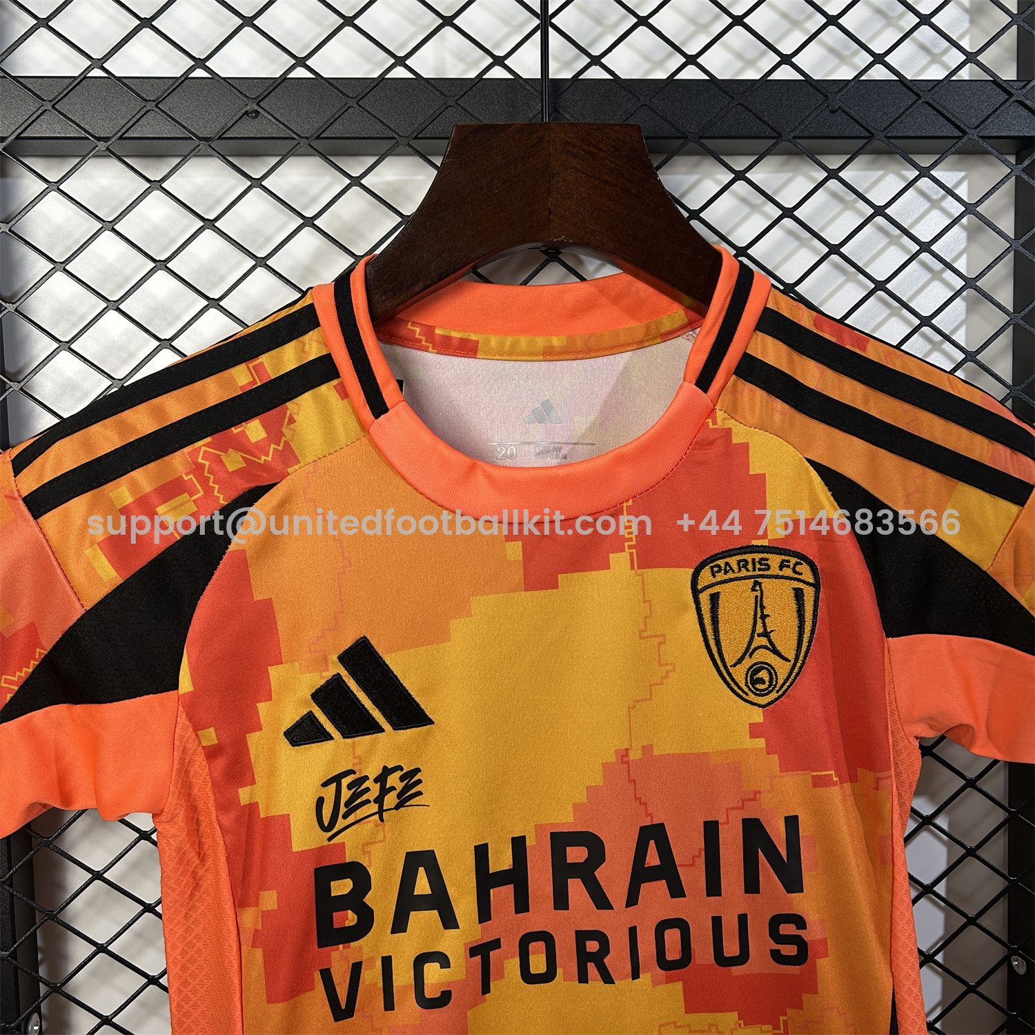 Unitedfootballkit.com | Paris FC 25-26 Third Kids Kit -Customize Name, Number and Patch | Worldwide Shipping