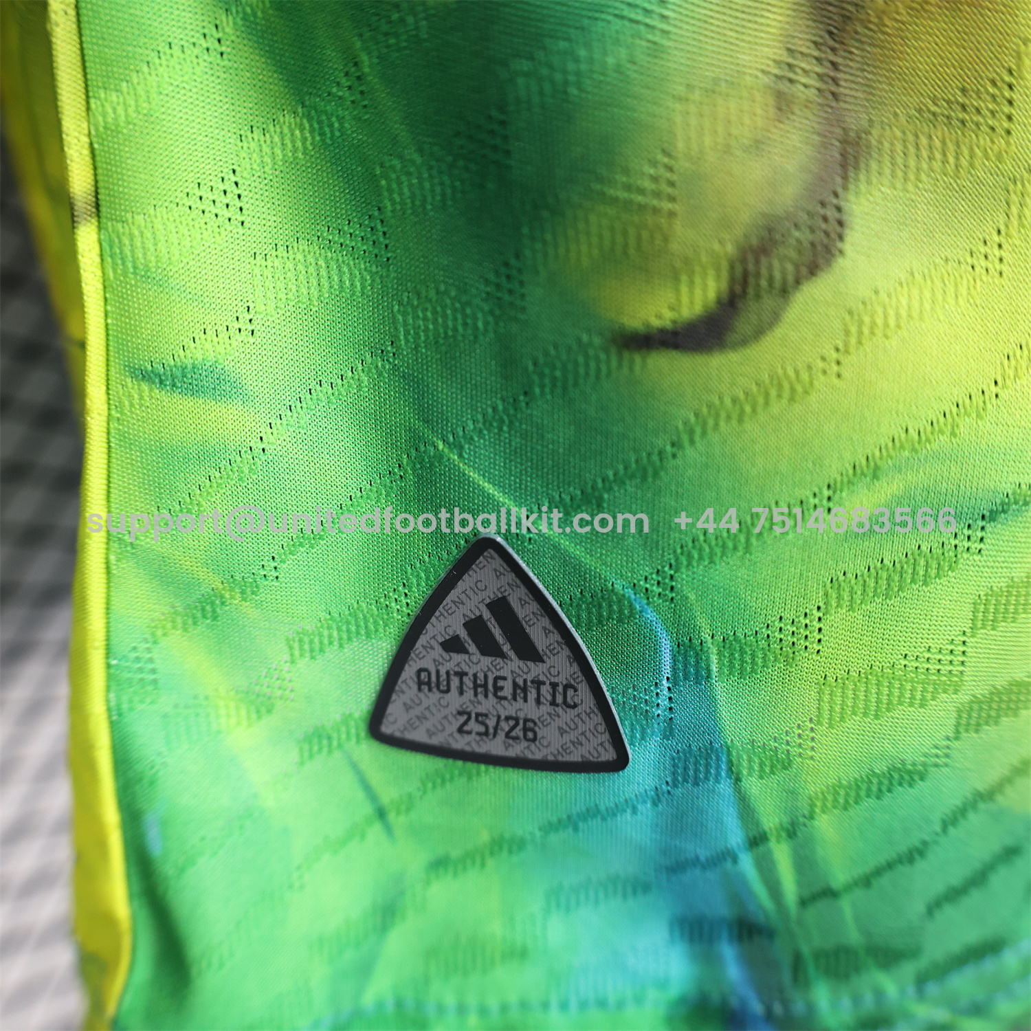 Unitedfootballkit.com | Real Madrid 25-26 Green & Yellow Special Edition Jersey - Player Version -Customize Name, Number and Patch | Worldwide Shipping