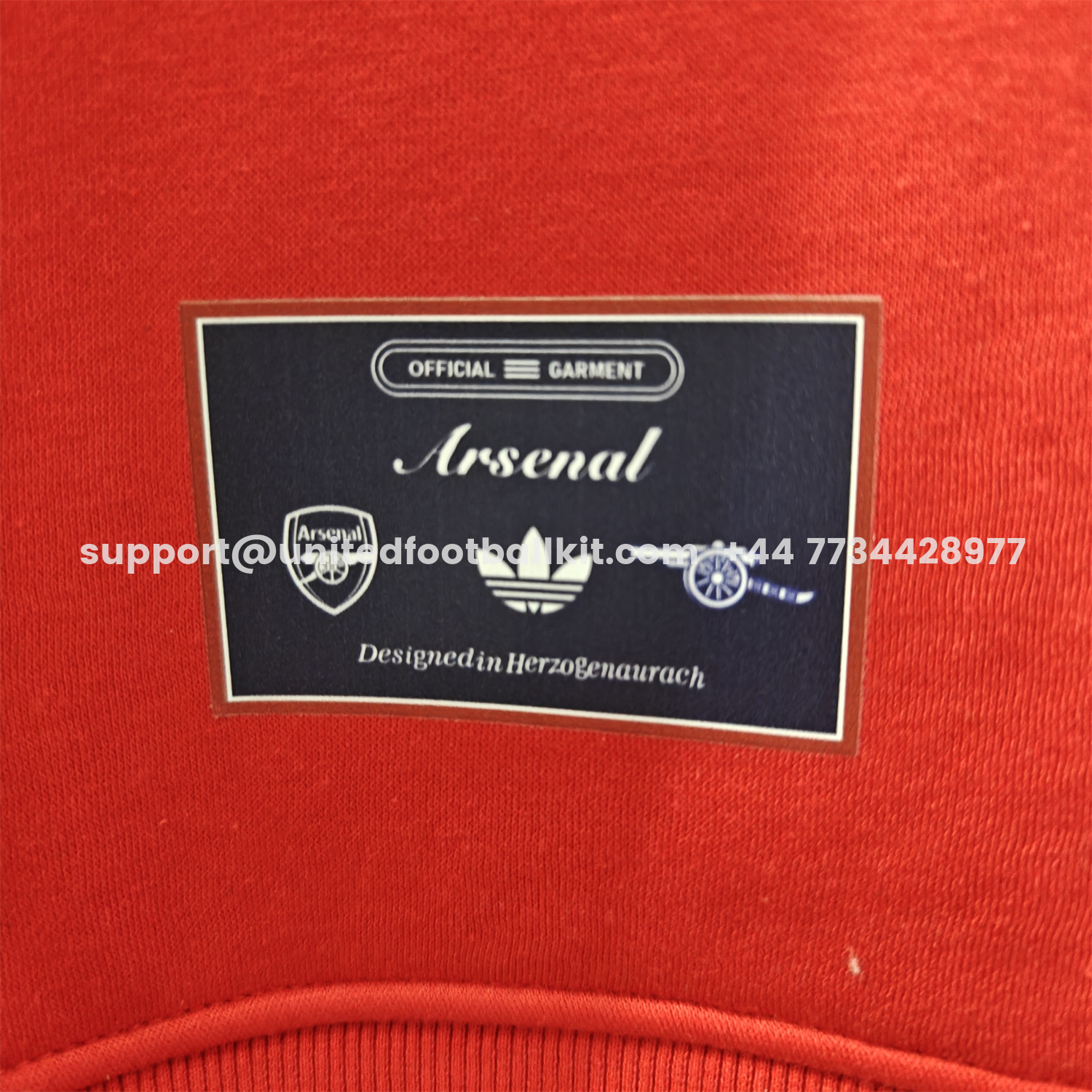 Unitedfootballkit.com | Arsenal 25-26 Originals Terrace Icon Unisex Pullover Hoodie -Customize Name, Number and Patch | Worldwide Shipping