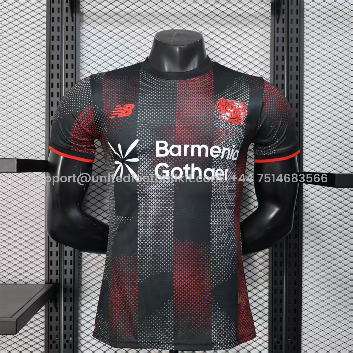 Unitedfootballkit.com | Bayer 04 Leverkusen 25-26 Home Jersey - Player Version -Customize Name, Number and Patch | Worldwide Shipping