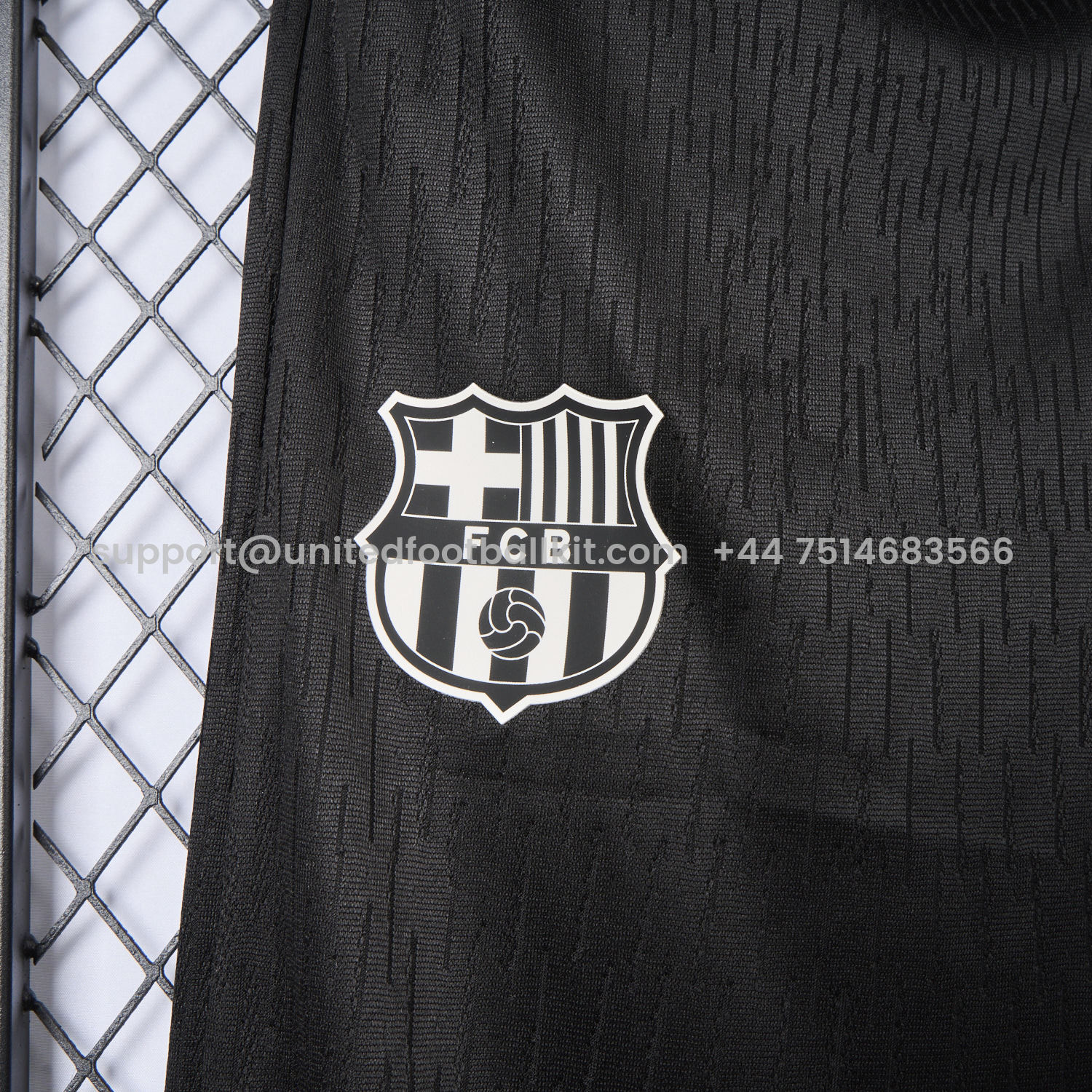 Unitedfootballkit.com | Barcelona 25-26 Black Training Pants - Player Version -Customize Name, Number and Patch | Worldwide Shipping