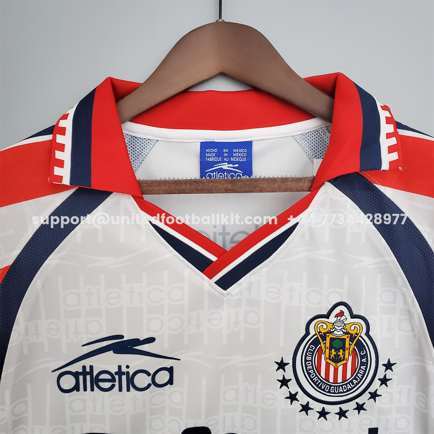 Unitedfootballkit.com | Retro Chivas de Guadalajara 1999-00 Away Jersey -Customize Name, Number and Patch | Worldwide Shipping