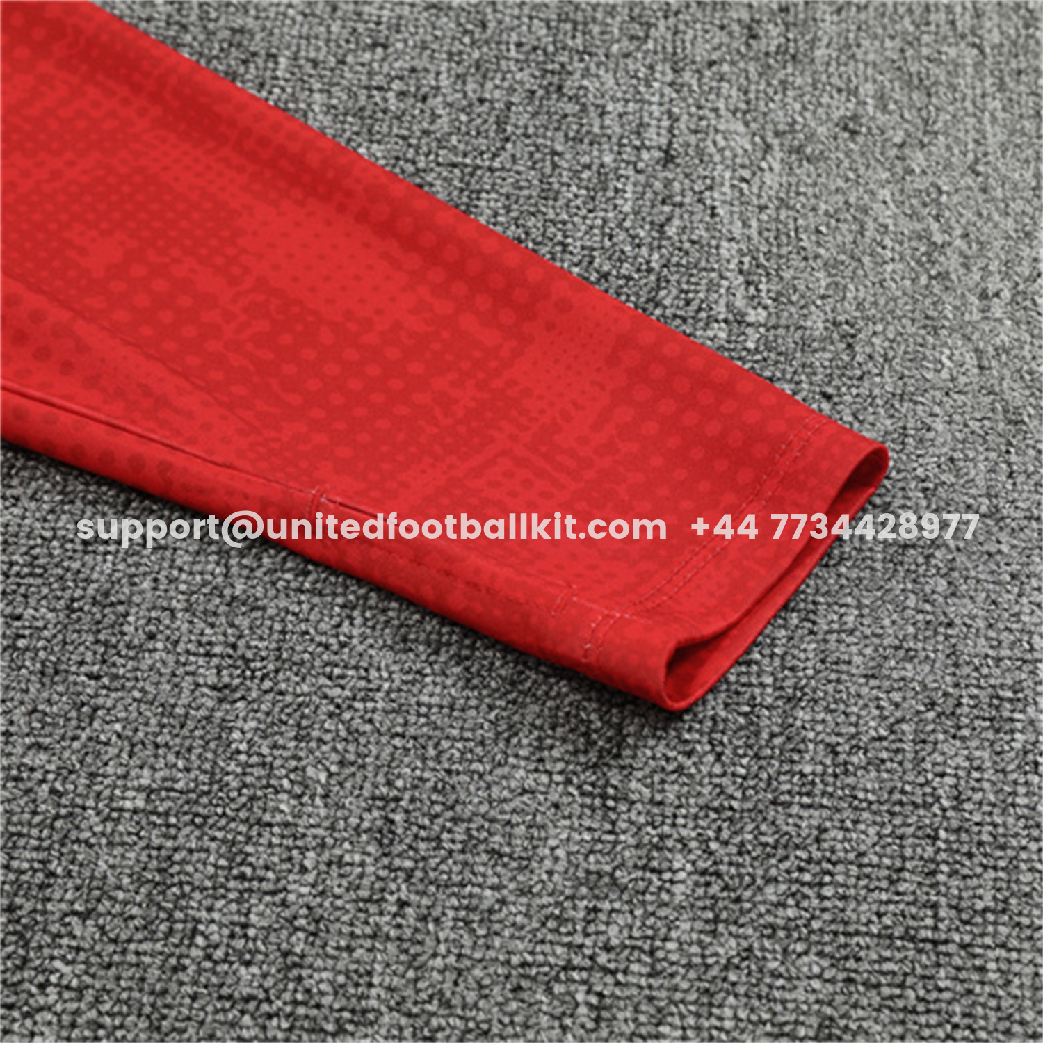 Unitedfootballkit.com | AC Milan 25-26 Long Sleeve Training Set - Red Top & Black Pants -Customize Name, Number and Patch | Worldwide Shipping