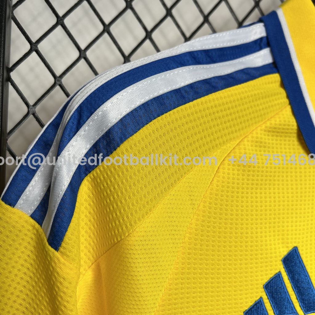 Unitedfootballkit.com | Leeds United 24-25 Away Jersey - Fans Version -Customize Name, Number and Patch | Worldwide Shipping