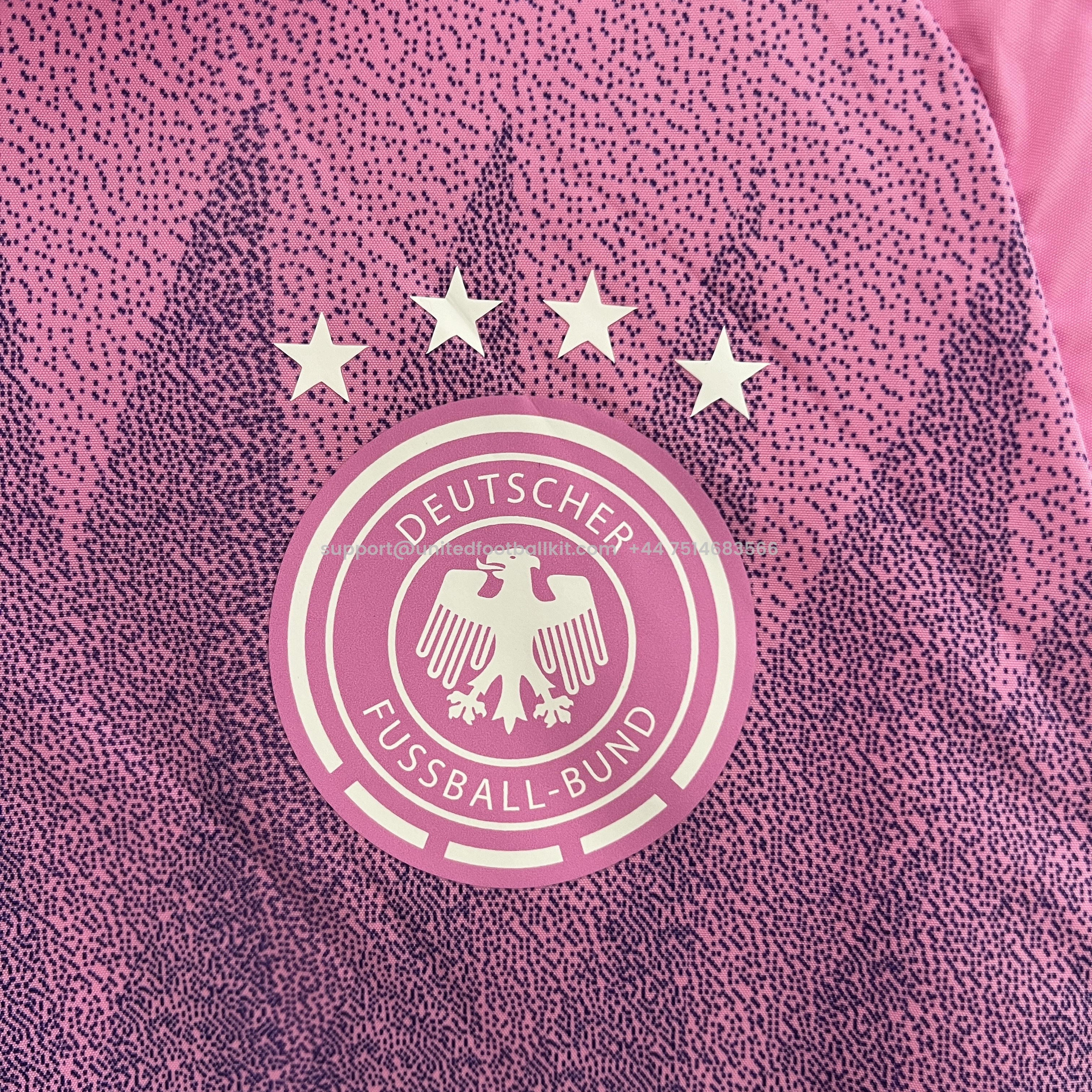 Unitedfootballkit.com | Germany 2024 Double Sided Reversible Windbreaker - Purple & White -Customize Name, Number and Patch | Worldwide Shipping
