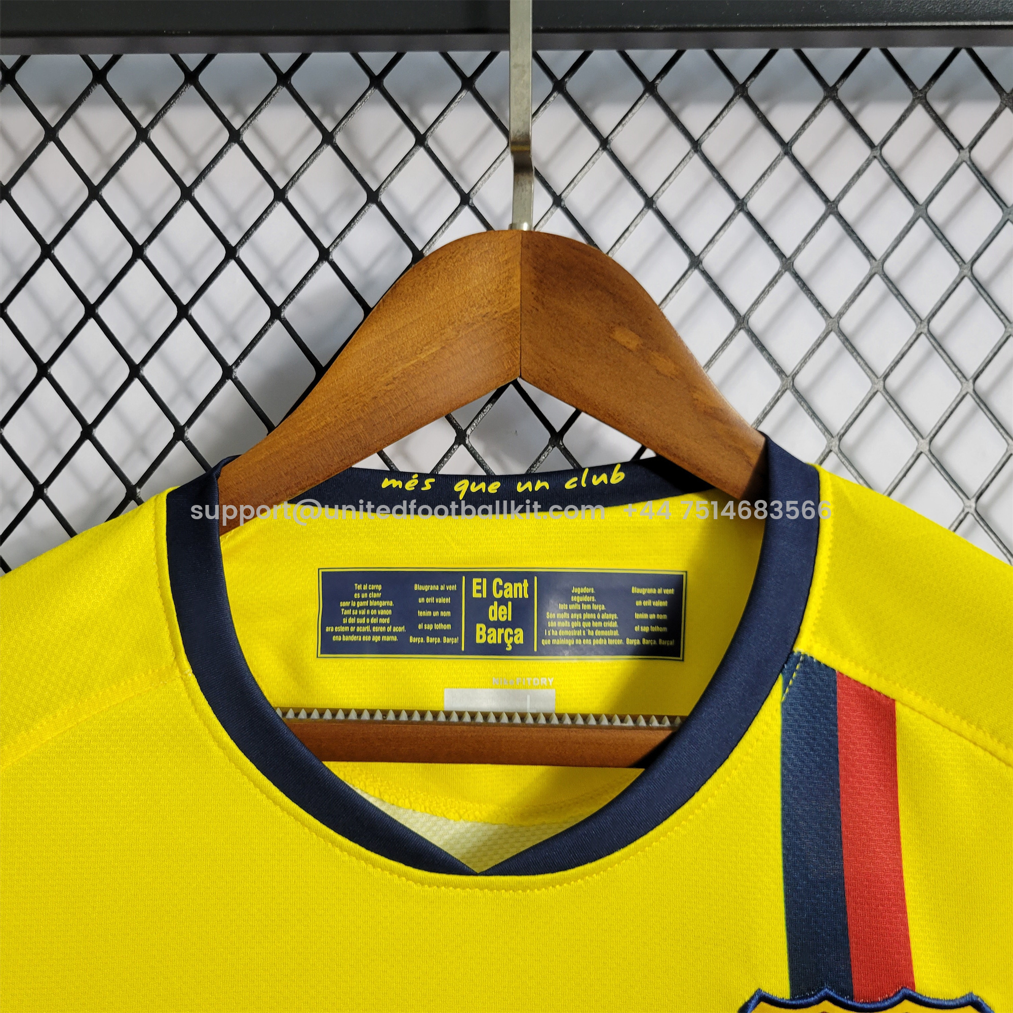 Unitedfootballkit.com | Retro Barcelona 08-09 Away Stadium Long Sleeve Jersey -Customize Name, Number and Patch | Worldwide Shipping
