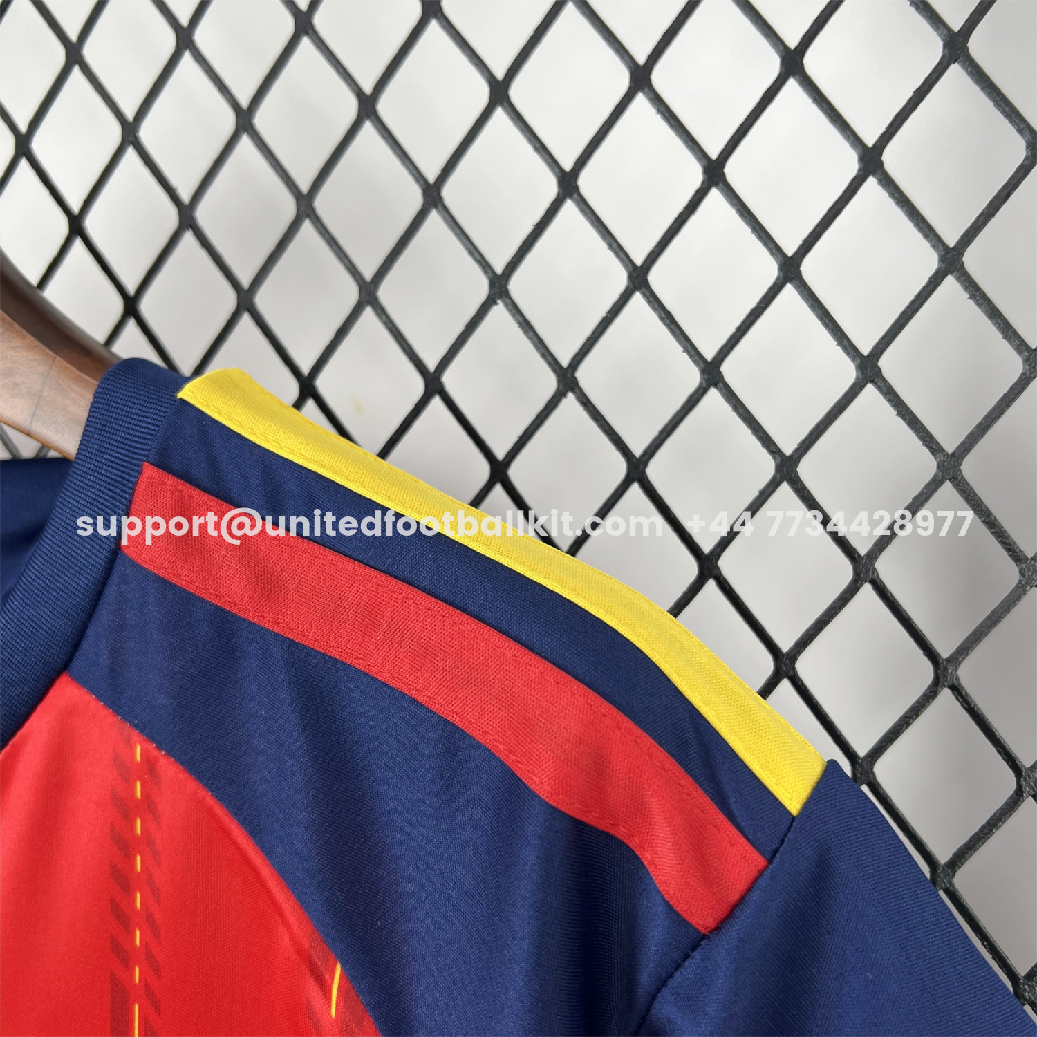 Unitedfootballkit.com | Spain 2026 Home Kids Kit -Customize Name, Number and Patch | Worldwide Shipping