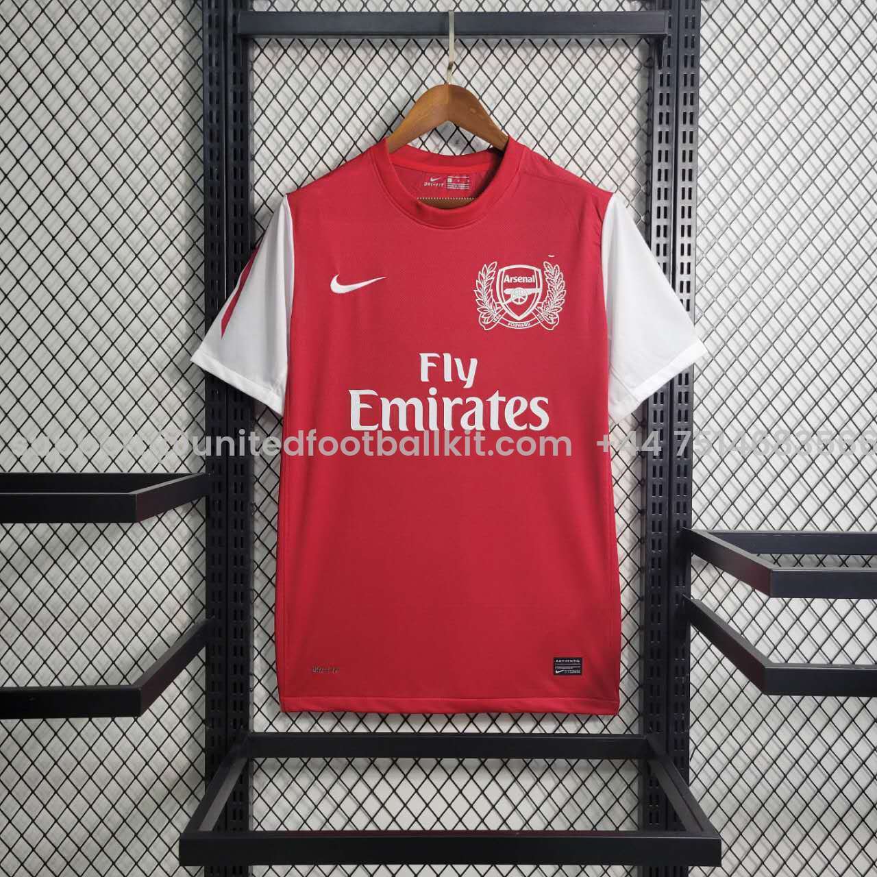 Unitedfootballkit.com | Retro Arsenal 11-12 125th Aniversary Home Stadium Jersey -Customize Name, Number and Patch | Worldwide Shipping