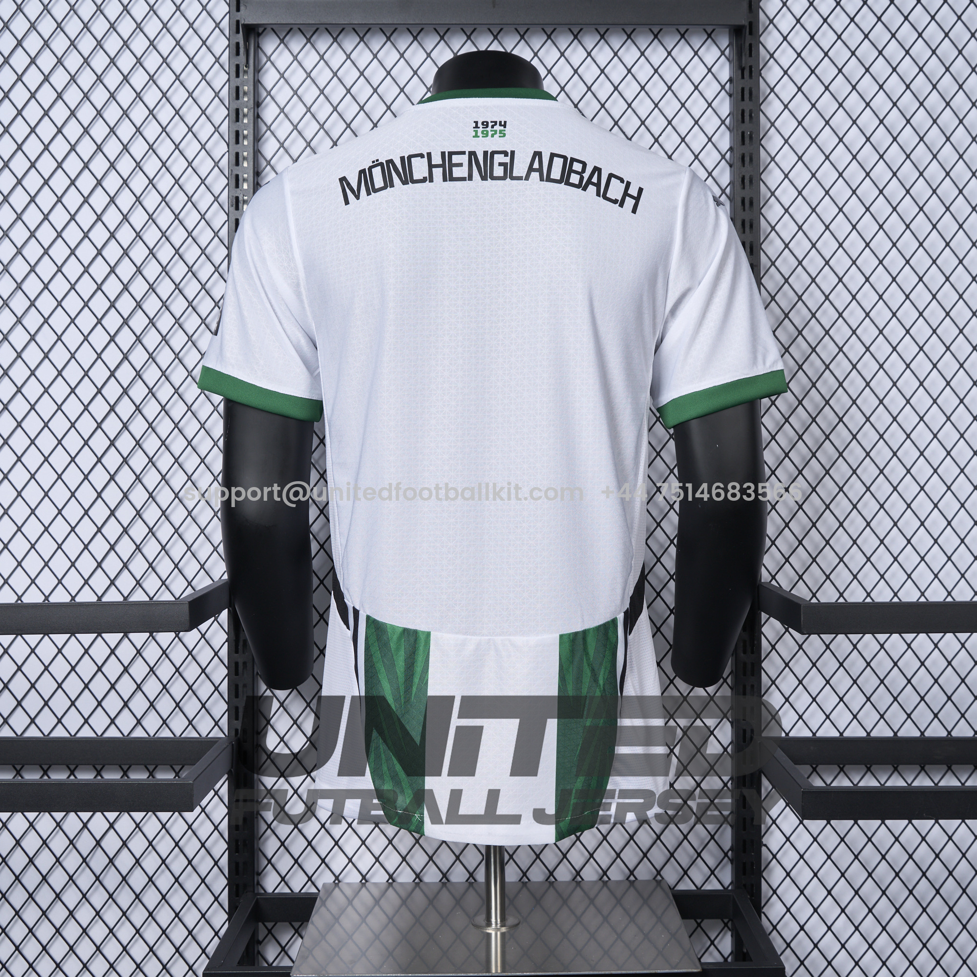 Unitedfootballkit.com | Borussia Mönchengladbach 24-25 Home Jersey - Player Version -Customize Name, Number and Patch | Worldwide Shipping