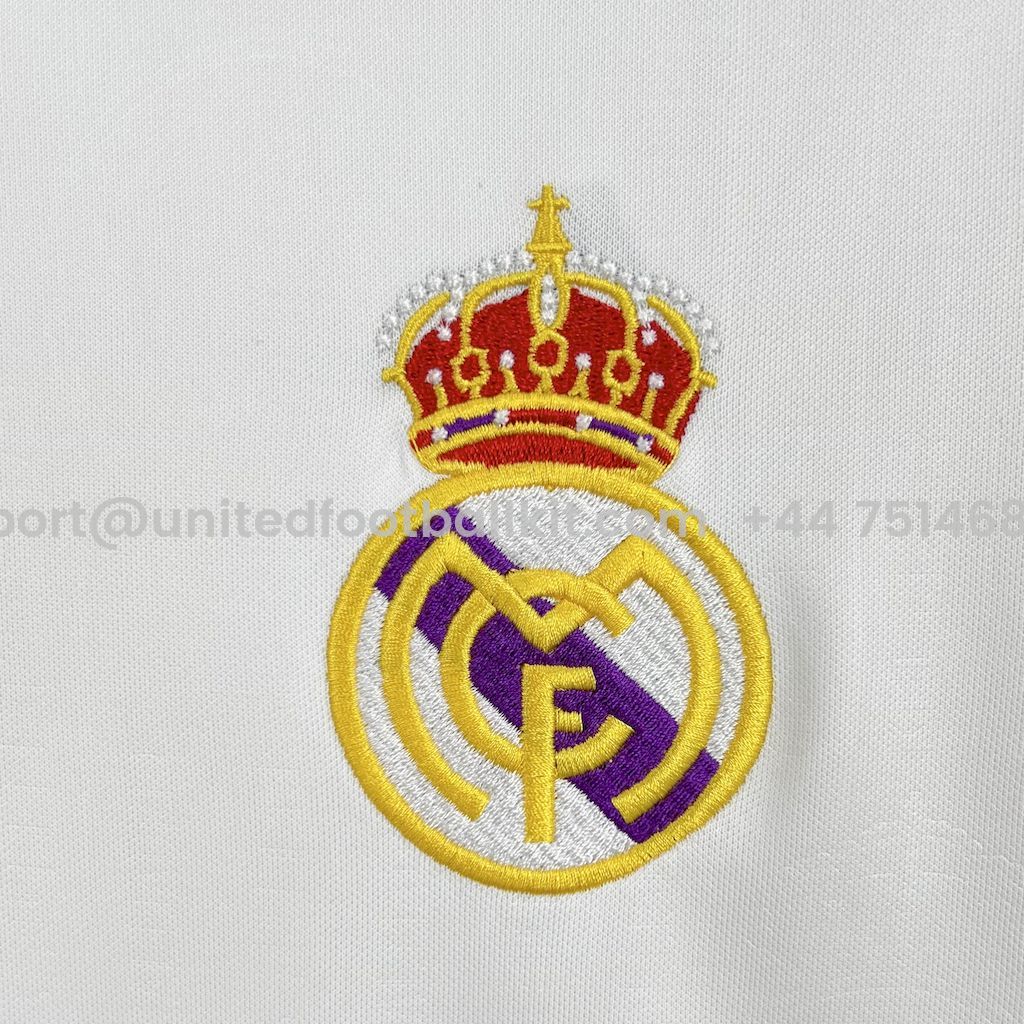 Unitedfootballkit.com | Retro Real Madrid 96-97 Home Stadium Jersey -Customize Name, Number and Patch | Worldwide Shipping