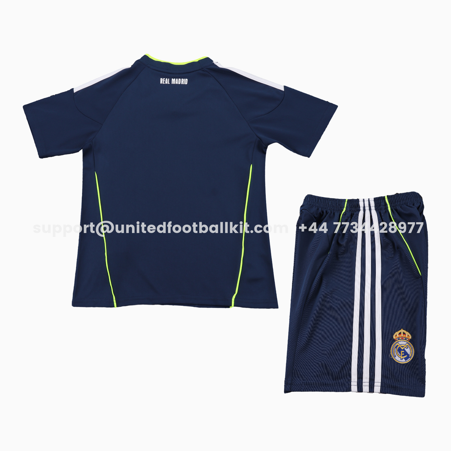 Unitedfootballkit.com | Retro Real Madrid 2010-11 Away Kids Kit -Customize Name, Number and Patch | Worldwide Shipping