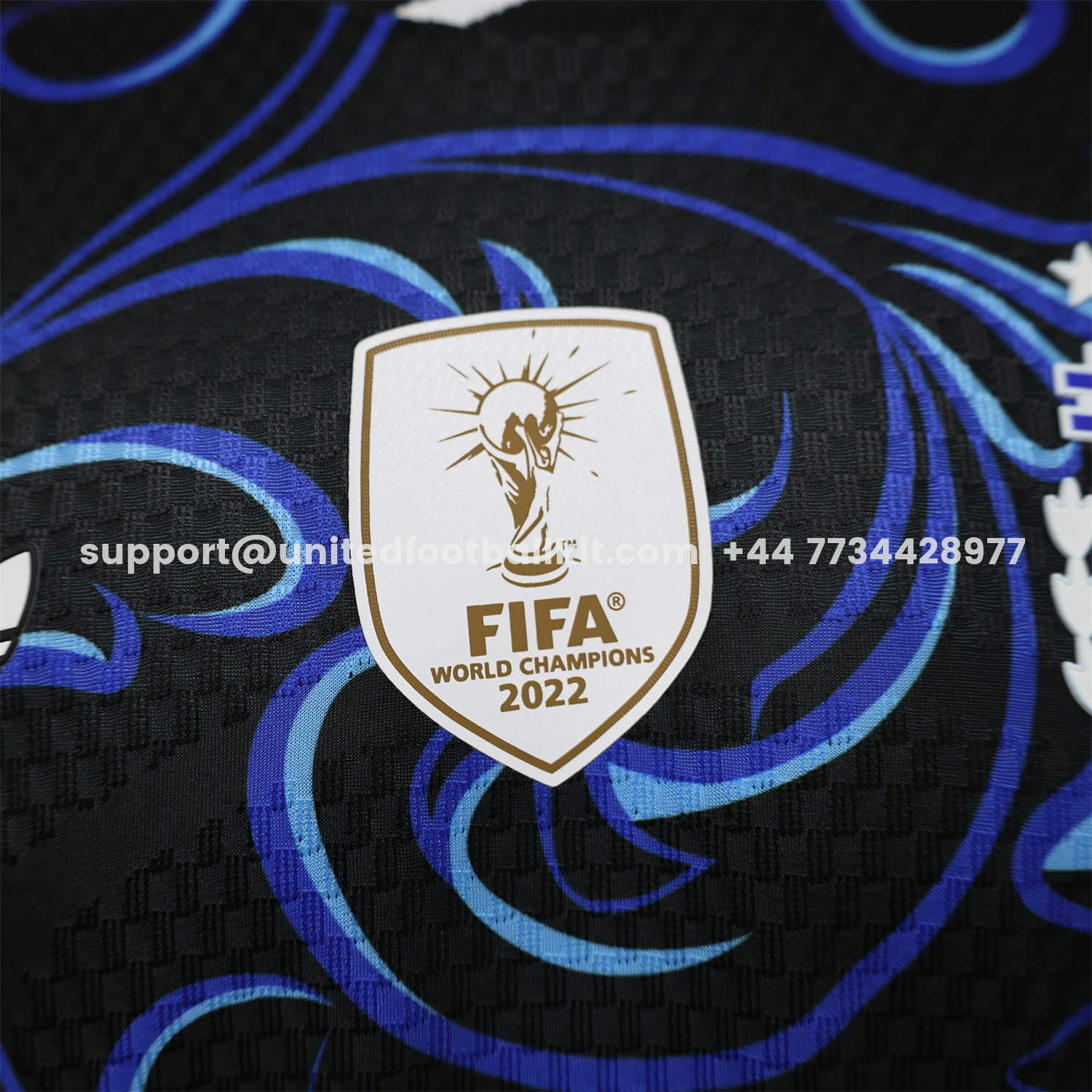 Unitedfootballkit.com | Argentina 2026 Away Deep Blue Long Sleeves Jersey - Player Version -Customize Name, Number and Patch | Worldwide Shipping