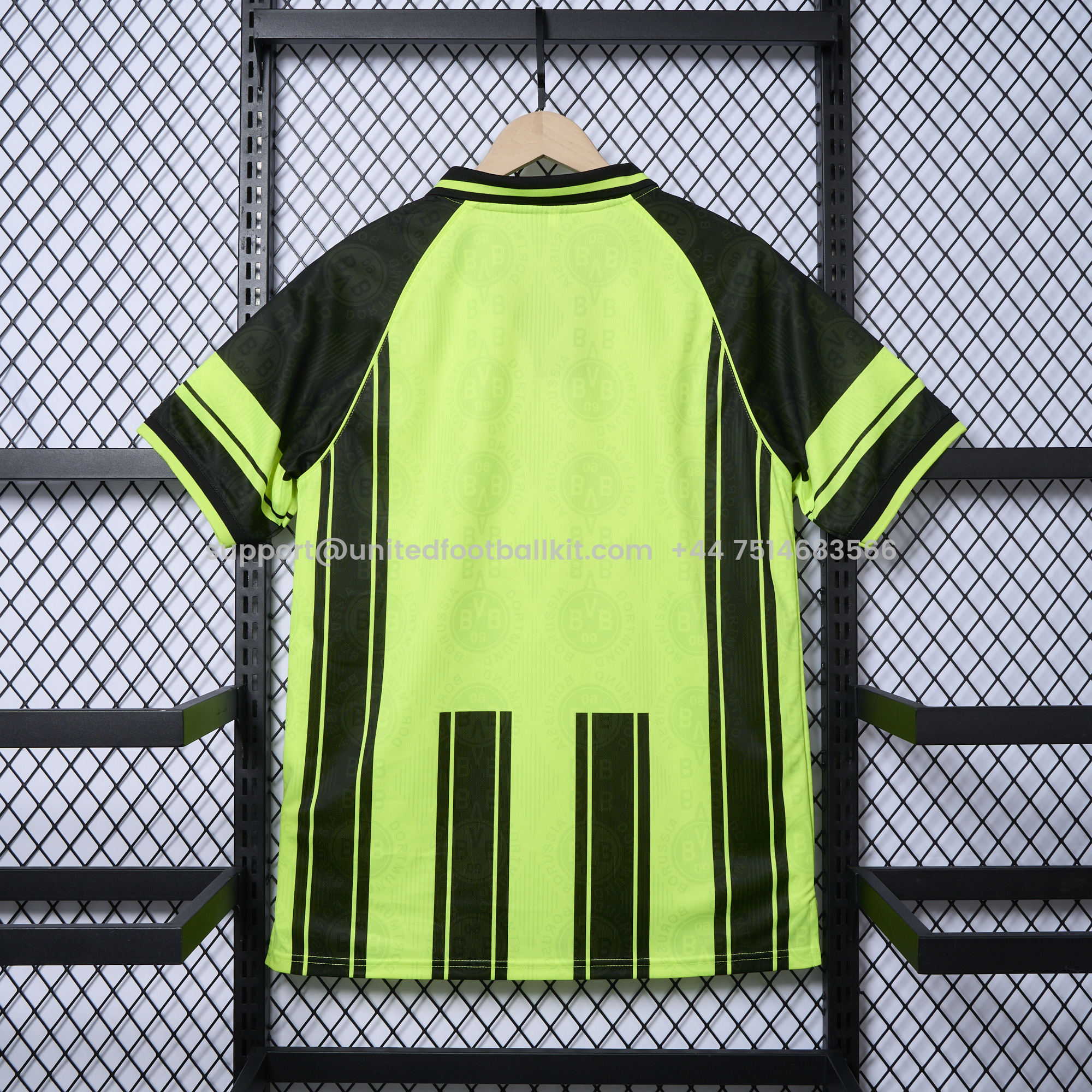 Unitedfootballkit.com | Retro Dortmund 1996-97 European Home Jersey -Customize Name, Number and Patch | Worldwide Shipping