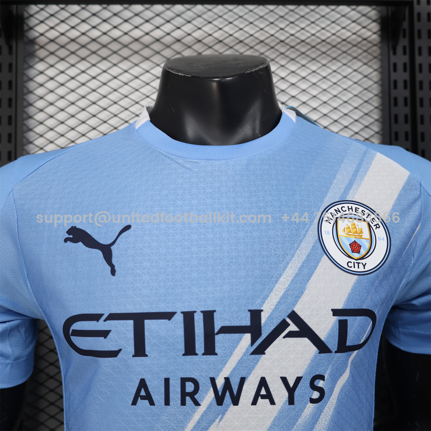 Unitedfootballkit.com | Manchester City 25-26 Home Jersey - Player Version -Customize Name, Number and Patch | Worldwide Shipping