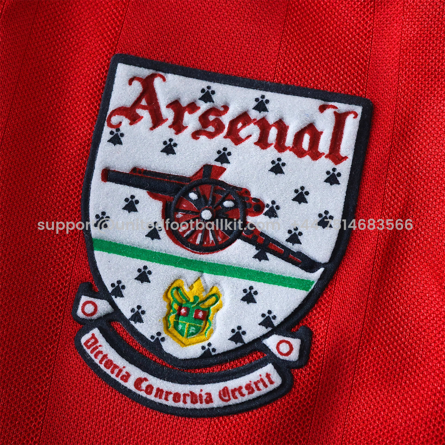 Unitedfootballkit.com | Retro Arsenal 1992-94 Home Kids Kit -Customize Name, Number and Patch | Worldwide Shipping