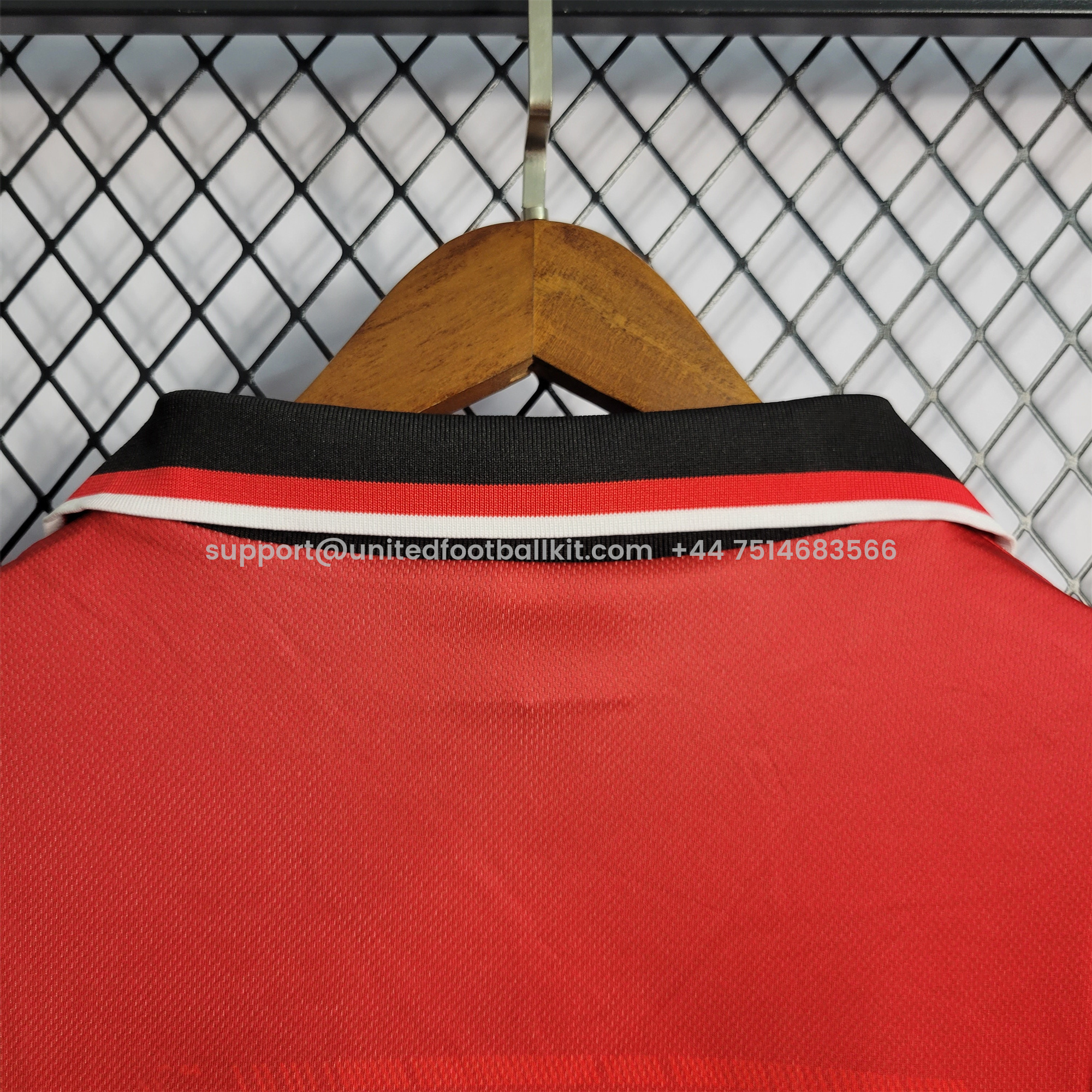 Unitedfootballkit.com | Retro Manchester United 94-96 Home Jersey -Customize Name, Number and Patch | Worldwide Shipping