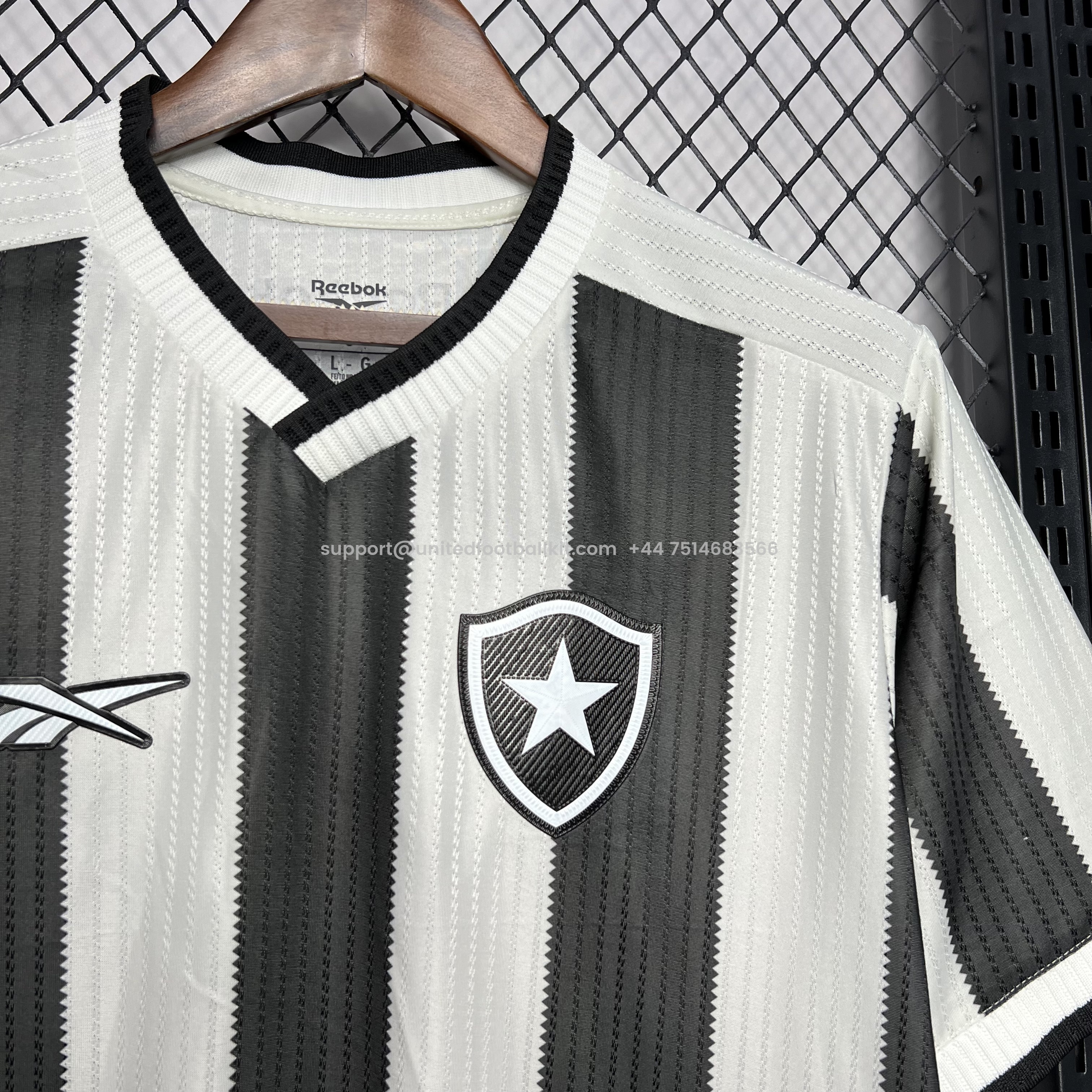 Unitedfootballkit.com | Botafogo 2024 Home Unsponsored Jersey - Fans Version -Customize Name, Number and Patch | Worldwide Shipping