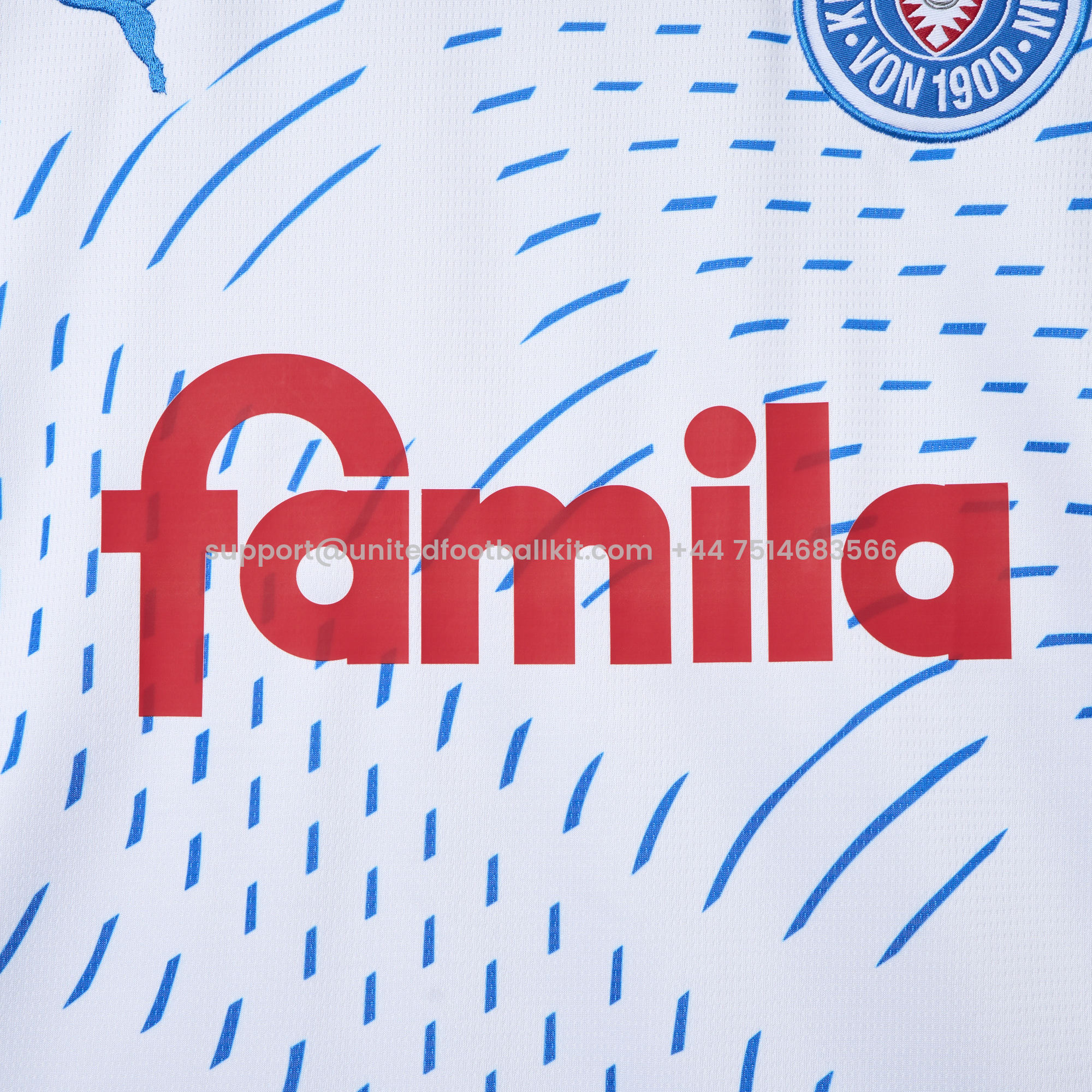 Unitedfootballkit.com | Holstein Kiel 24-25 Away Jersey - Fans Version -Customize Name, Number and Patch | Worldwide Shipping