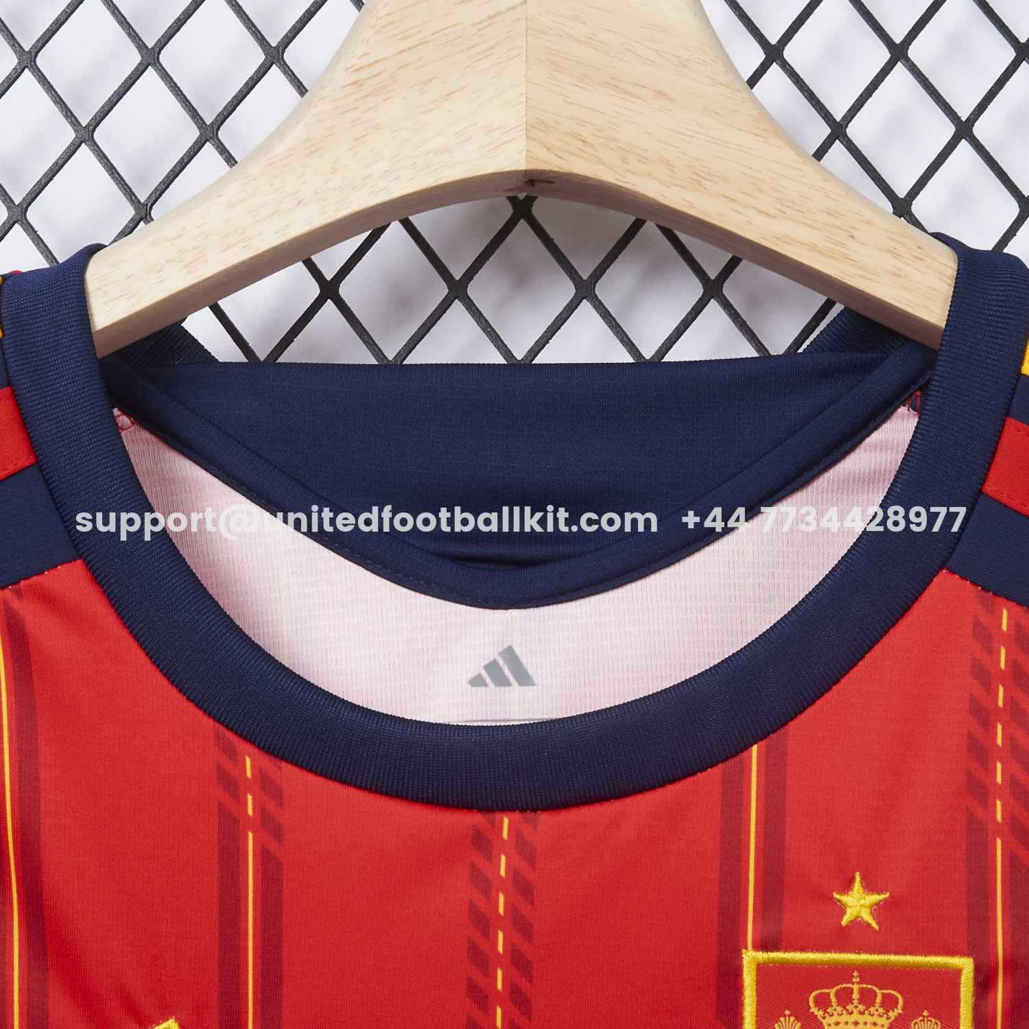 Unitedfootballkit.com | Women's Spain 2026 Home Cropped Jersey -Customize Name, Number and Patch | Worldwide Shipping