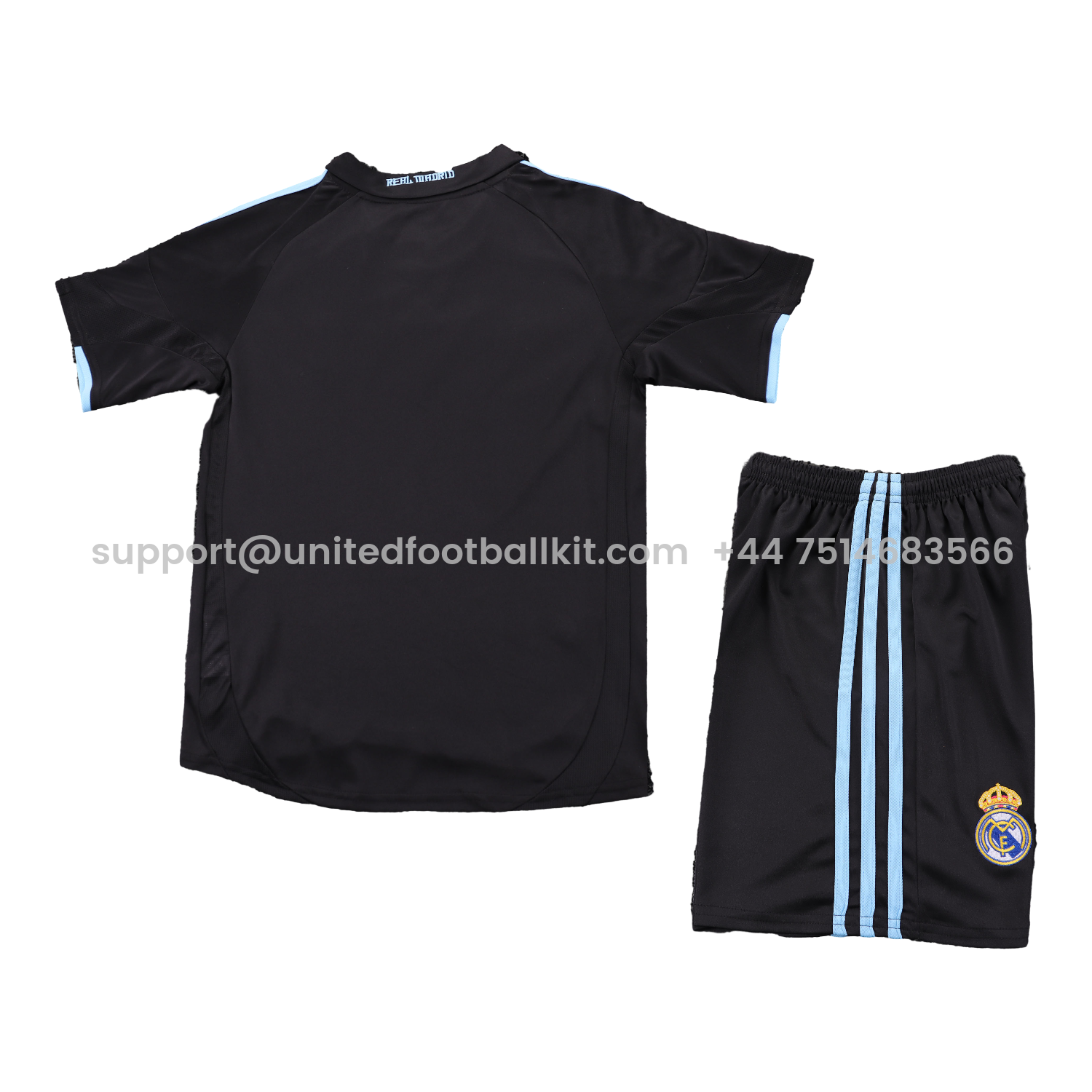 Unitedfootballkit.com | Retro Real Madrid 2009-10 Away Kids Kit -Customize Name, Number and Patch | Worldwide Shipping