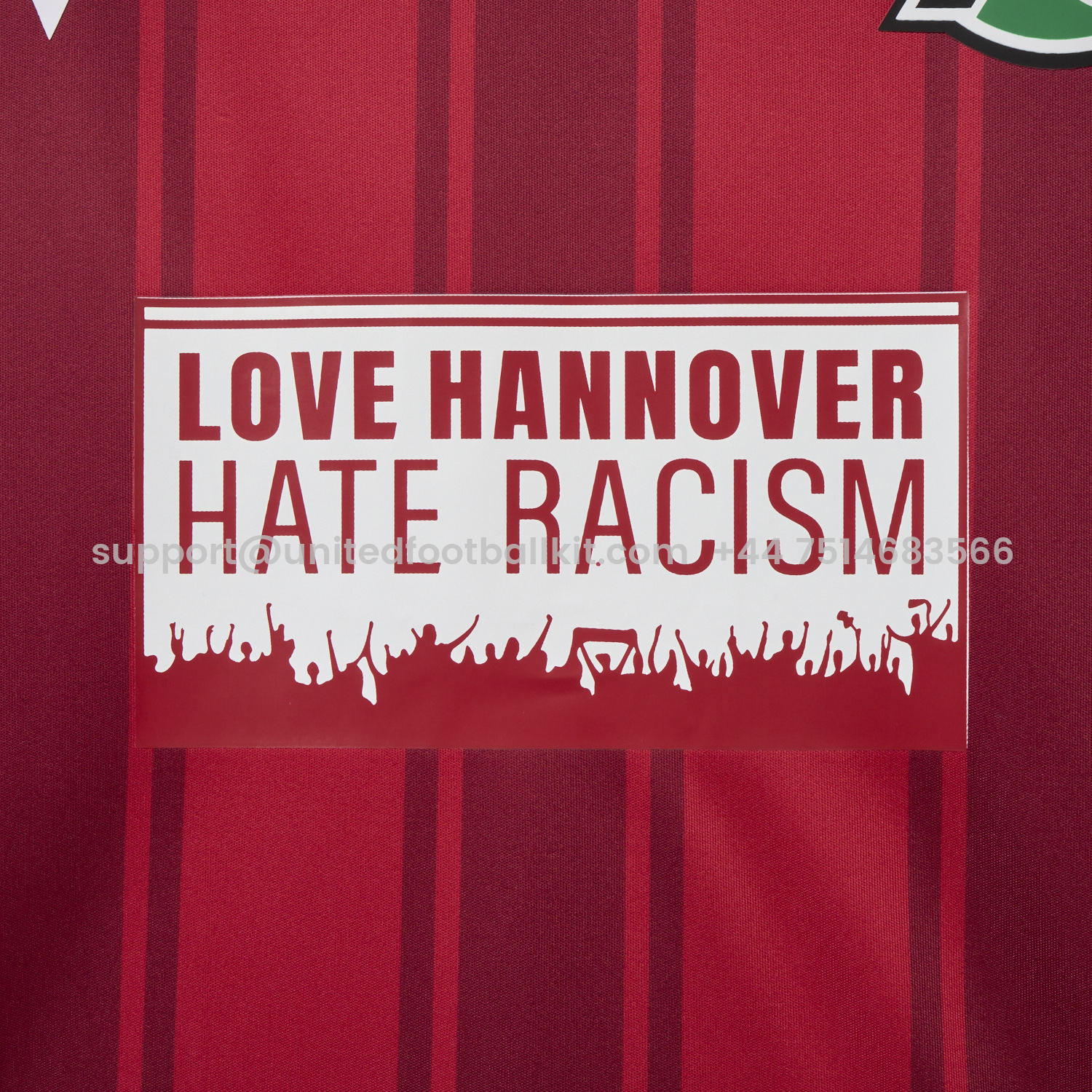 Unitedfootballkit.com | Hannover 96 24-25 Anti-Racism Special Edition Jersey - Fans Version -Customize Name, Number and Patch | Worldwide Shipping