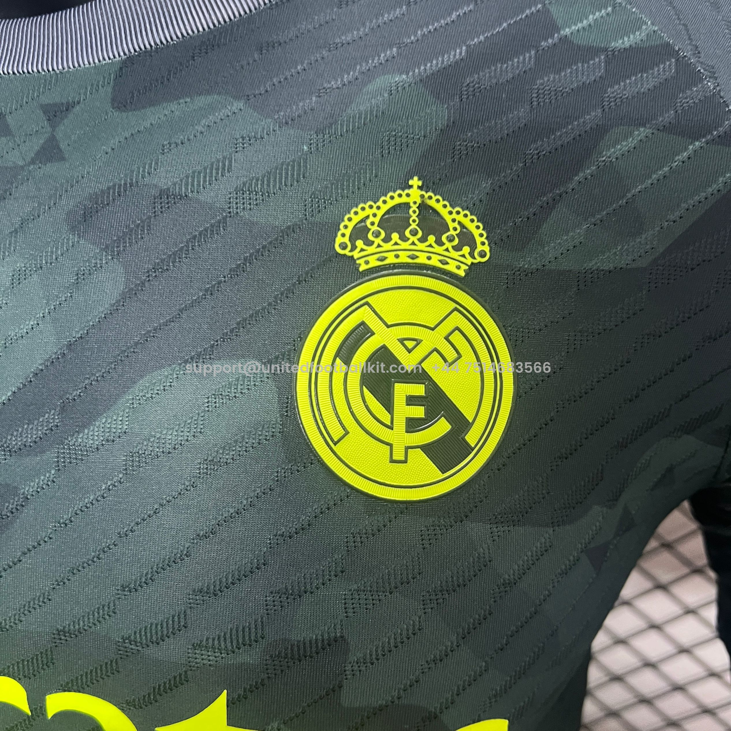 Unitedfootballkit.com | Real Madrid 24-25 Green Special Edition Jersey - Player Version -Customize Name, Number and Patch | Worldwide Shipping