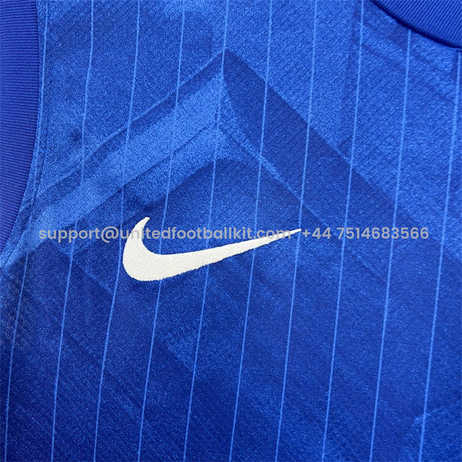 Unitedfootballkit.com | C.H.E.L.S.E.A 25-26 Blue Training Vest - Fans Version -Customize Name, Number and Patch | Worldwide Shipping