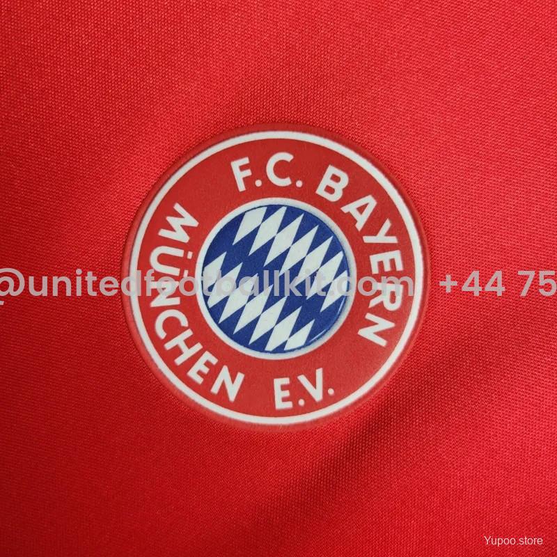 Unitedfootballkit.com | Retro Bayern Munich 93-95 Home Stadium Jersey -Customize Name, Number and Patch | Worldwide Shipping