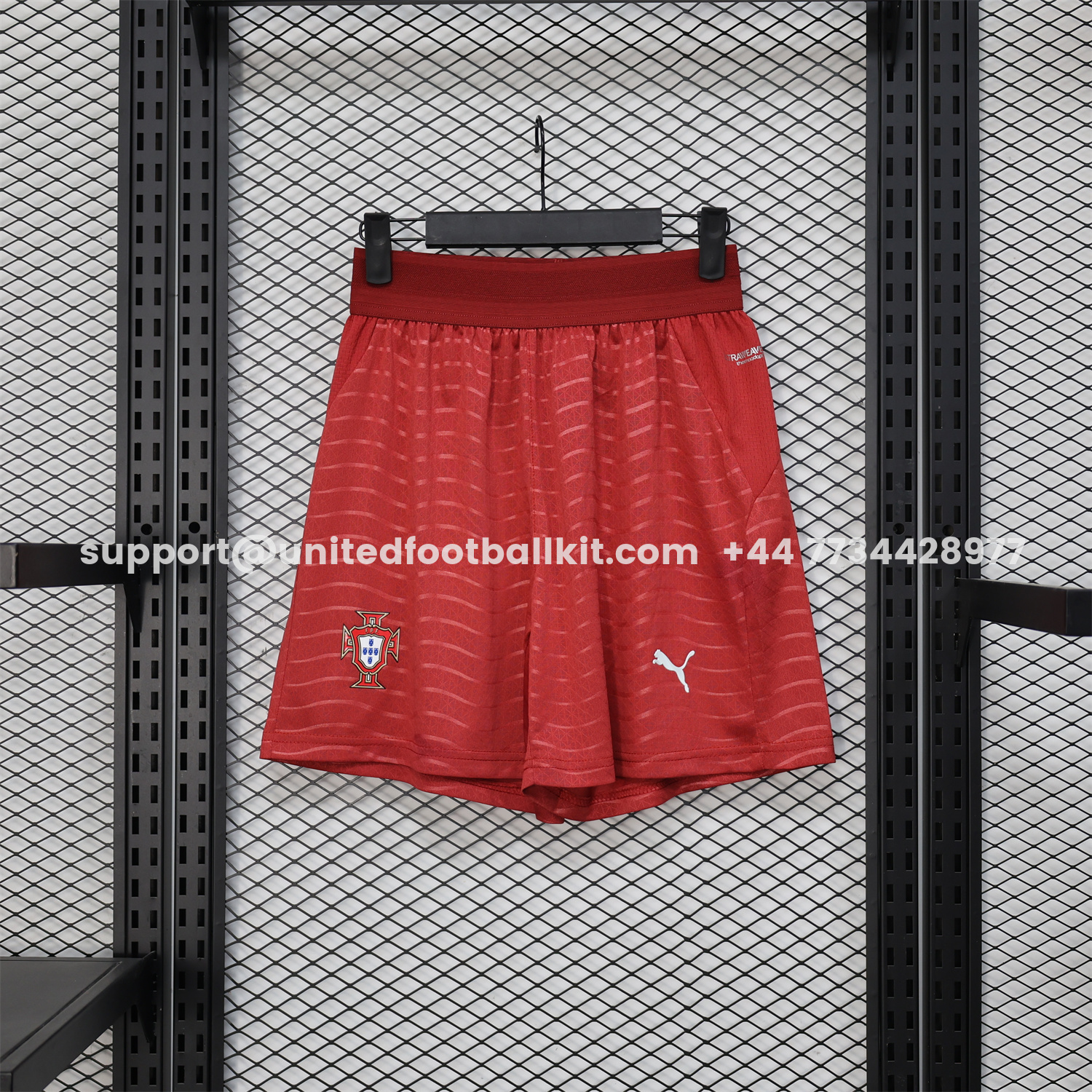 Unitedfootballkit.com | Portugal 2026 Home Red Shorts - Player Version -Customize Name, Number and Patch | Worldwide Shipping