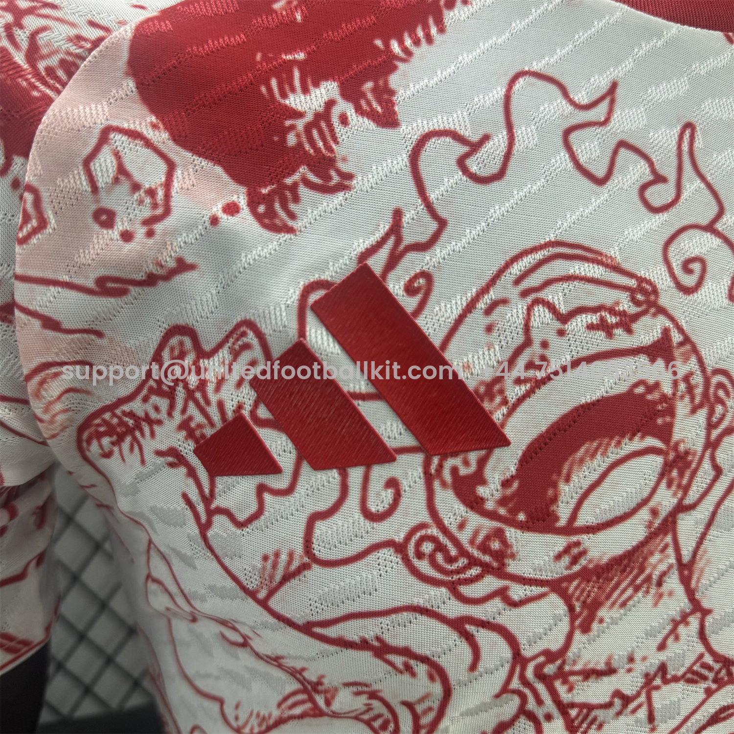 Unitedfootballkit.com | Japan 25-26 Red Line Gear 5 Nika White Special Edition Jersey - Player Version -Customize Name, Number and Patch | Worldwide Shipping