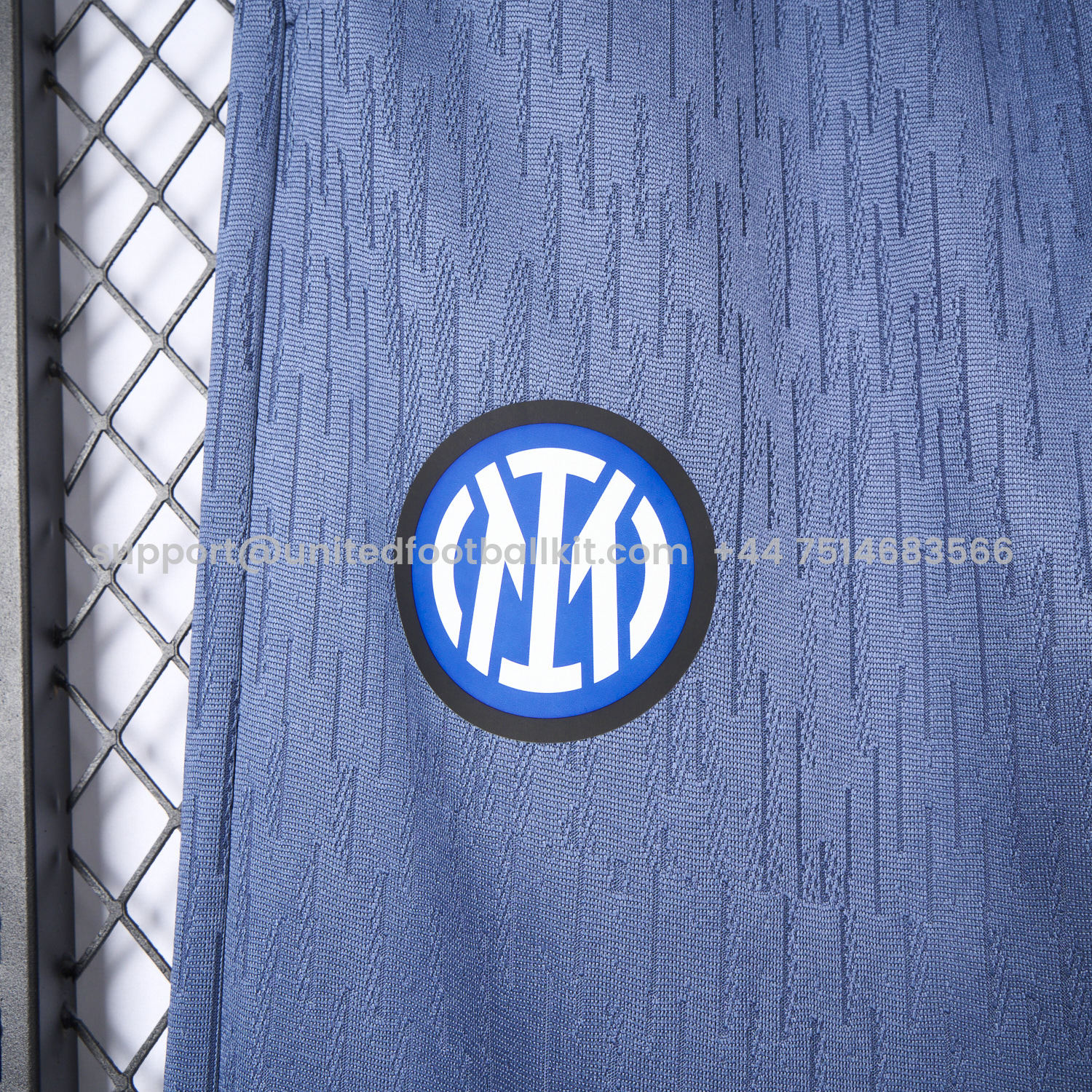 Unitedfootballkit.com | Inter Milan 24-25 Blue-Grey Training Pants - Player Version -Customize Name, Number and Patch | Worldwide Shipping