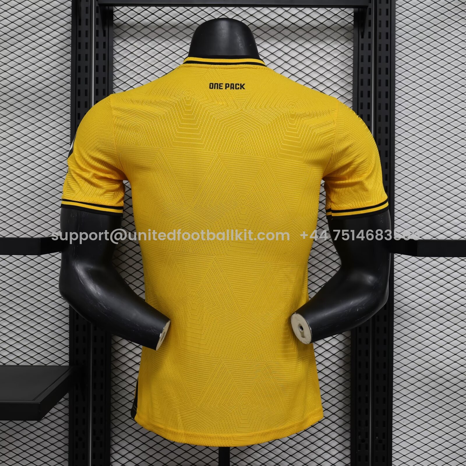 Unitedfootballkit.com | Wolverhampton Wanderers Wolves 24-25 Home Jersey - Player Version -Customize Name, Number and Patch | Worldwide Shipping