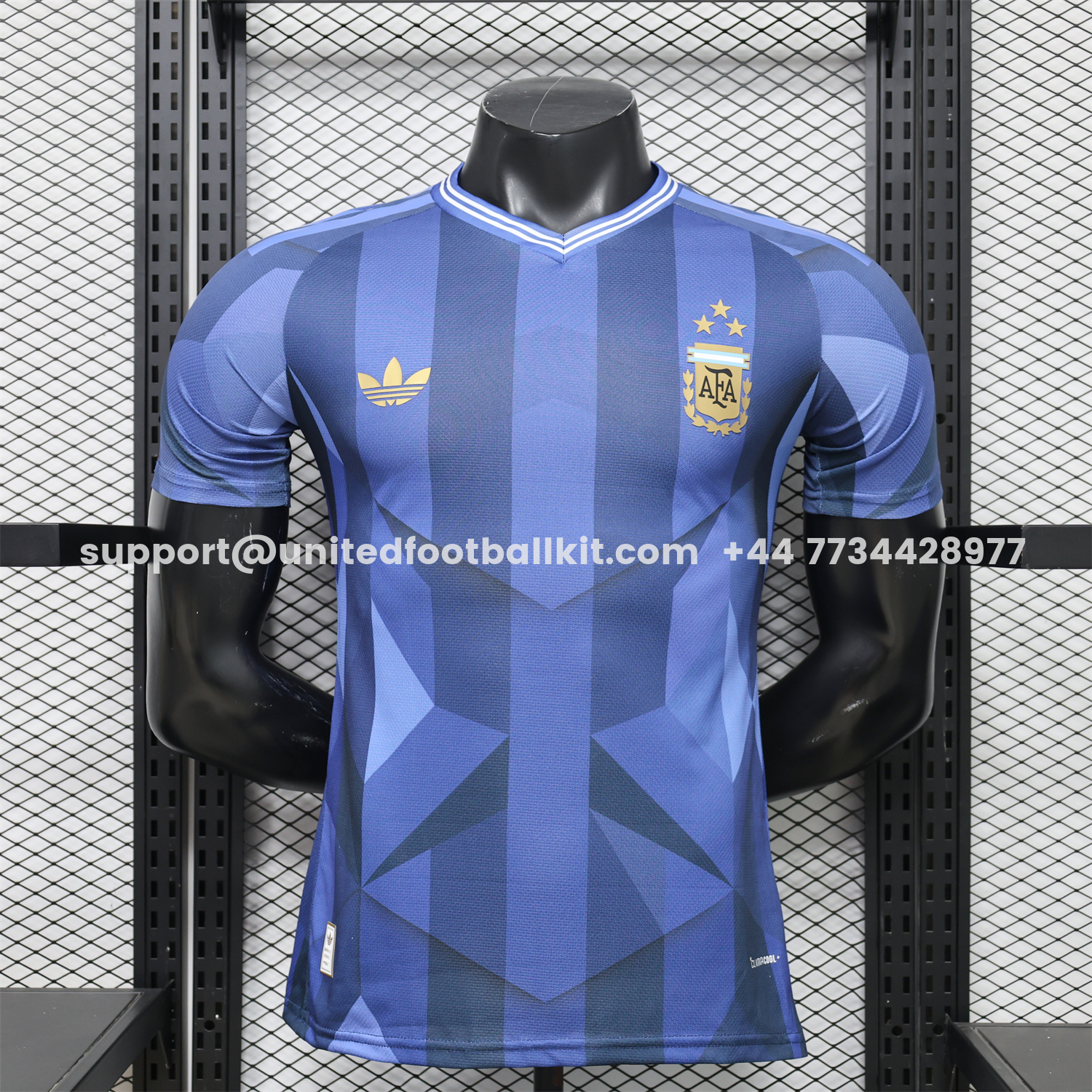 Unitedfootballkit.com | Argentina 2026 Dark Blue Water Chestnut Special Jersey - Player Version -Customize Name, Number and Patch | Worldwide Shipping