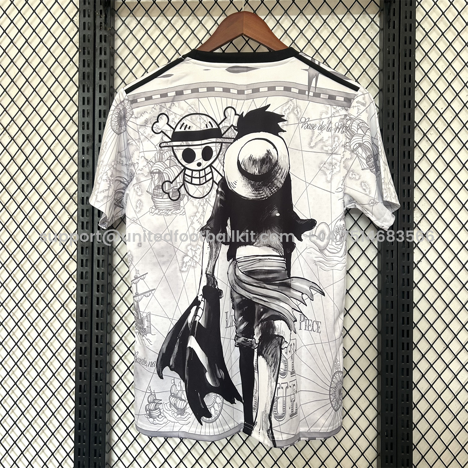 Unitedfootballkit.com | Japan 25-26 One Piece Luffy Stroke Special Edition Jersey - Fans Version -Customize Name, Number and Patch | Worldwide Shipping